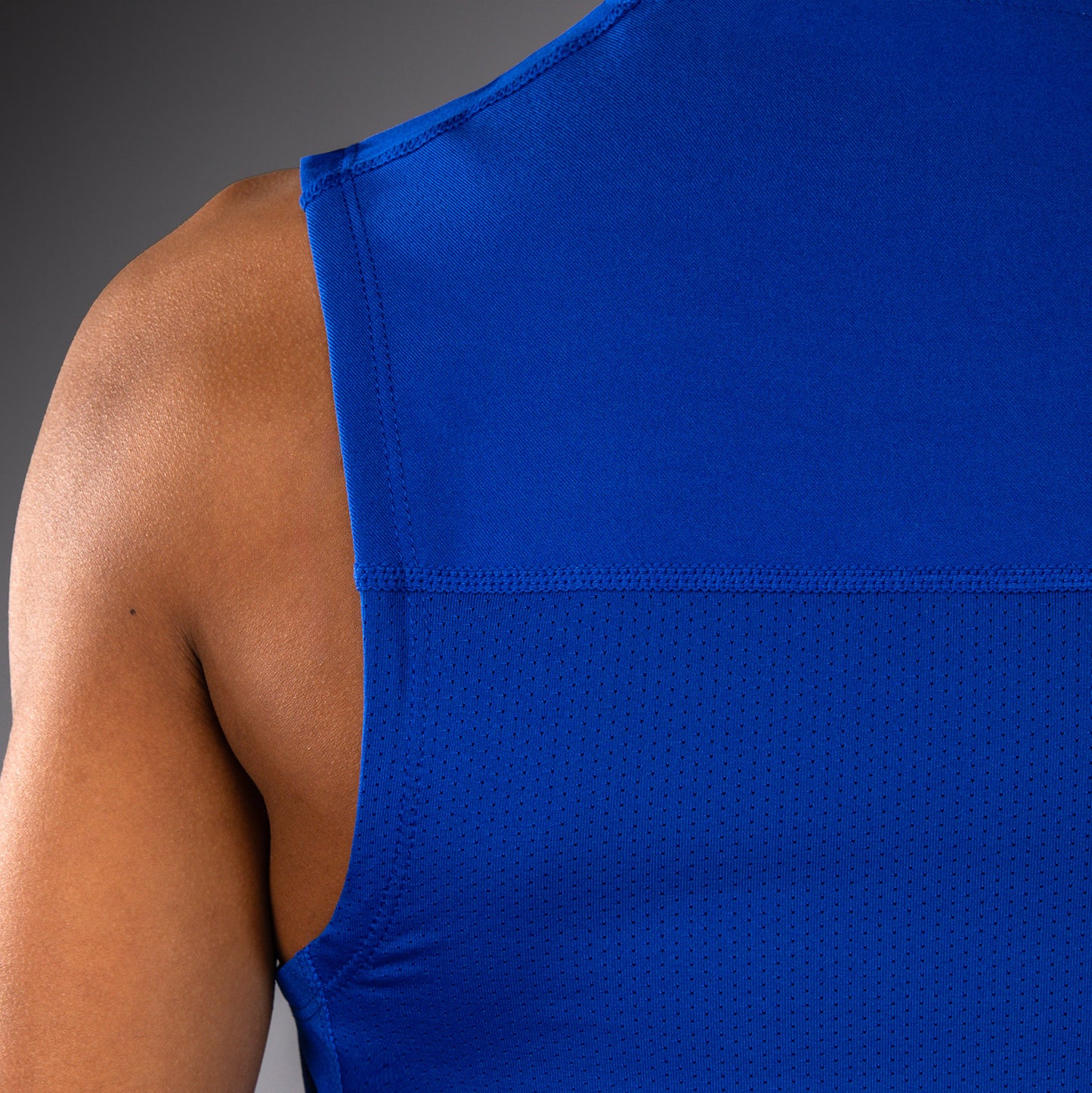 Venum Elite Football Mouwloos Compressie T-shirt voor kinderen - Koningsblauw