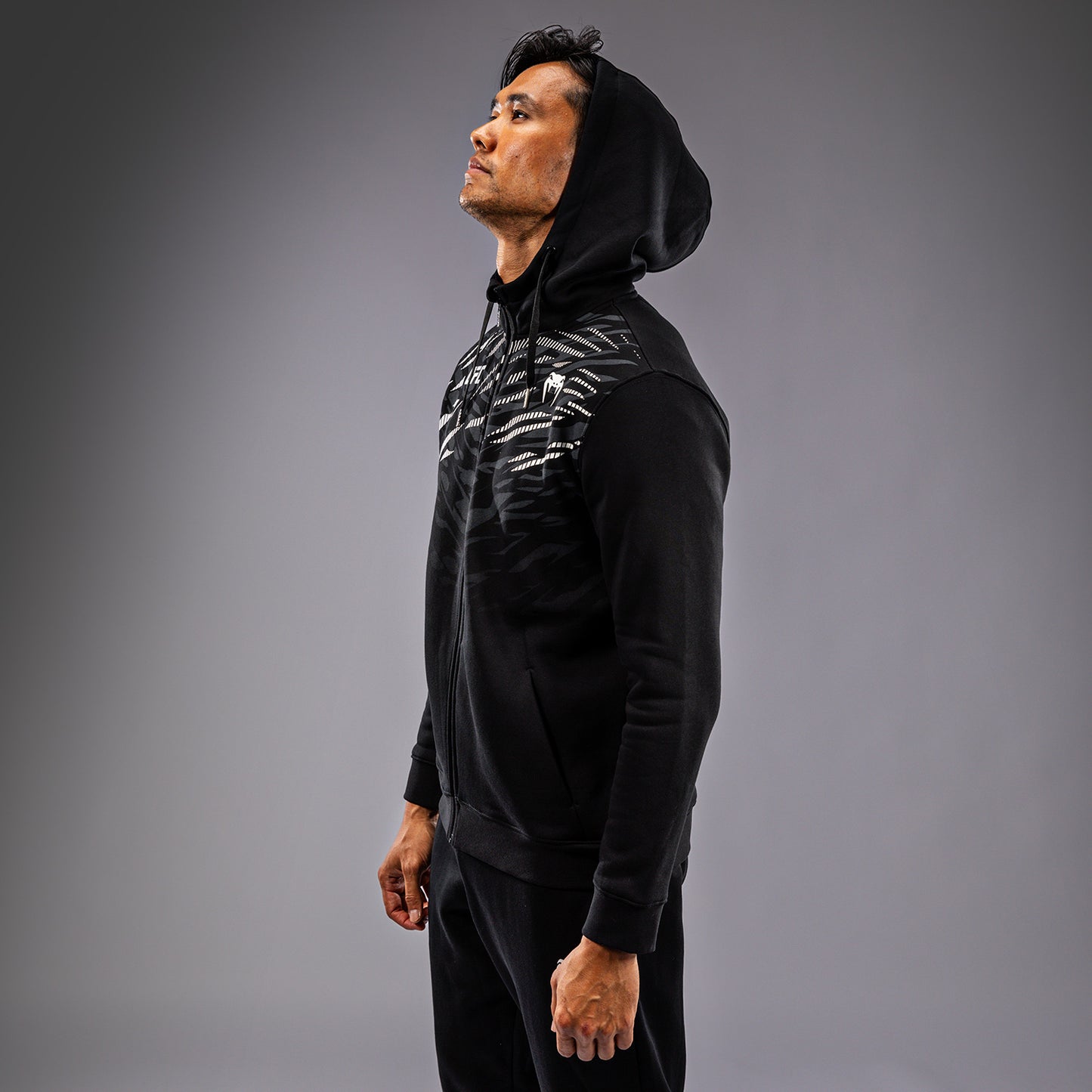 UFC Fusion by Venum Replica Zip-Hoodie voor Heren - Zwart