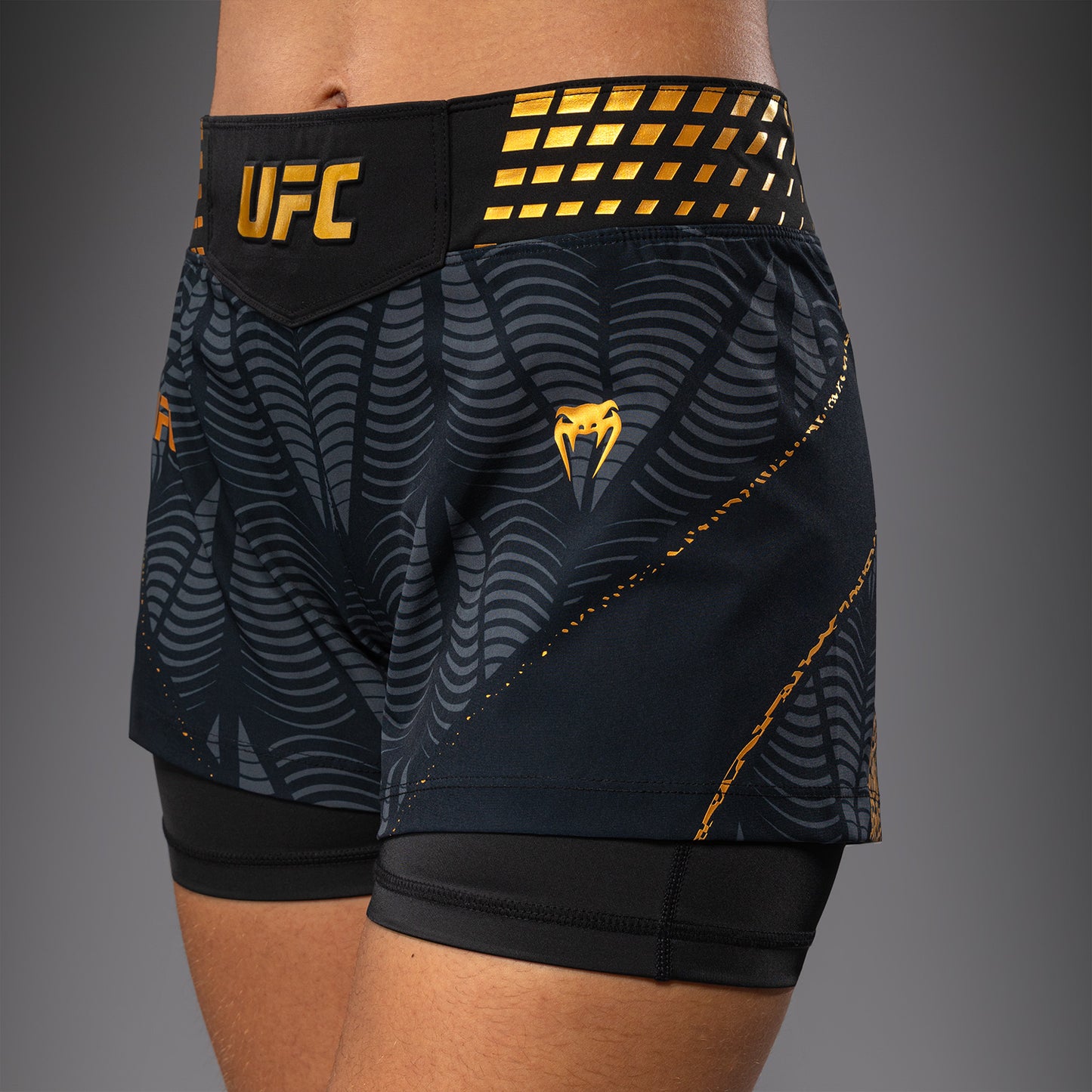 UFC Zenith by Venum Authentic Fight Night Short Fit Fight Short Dames Personalized - Champion