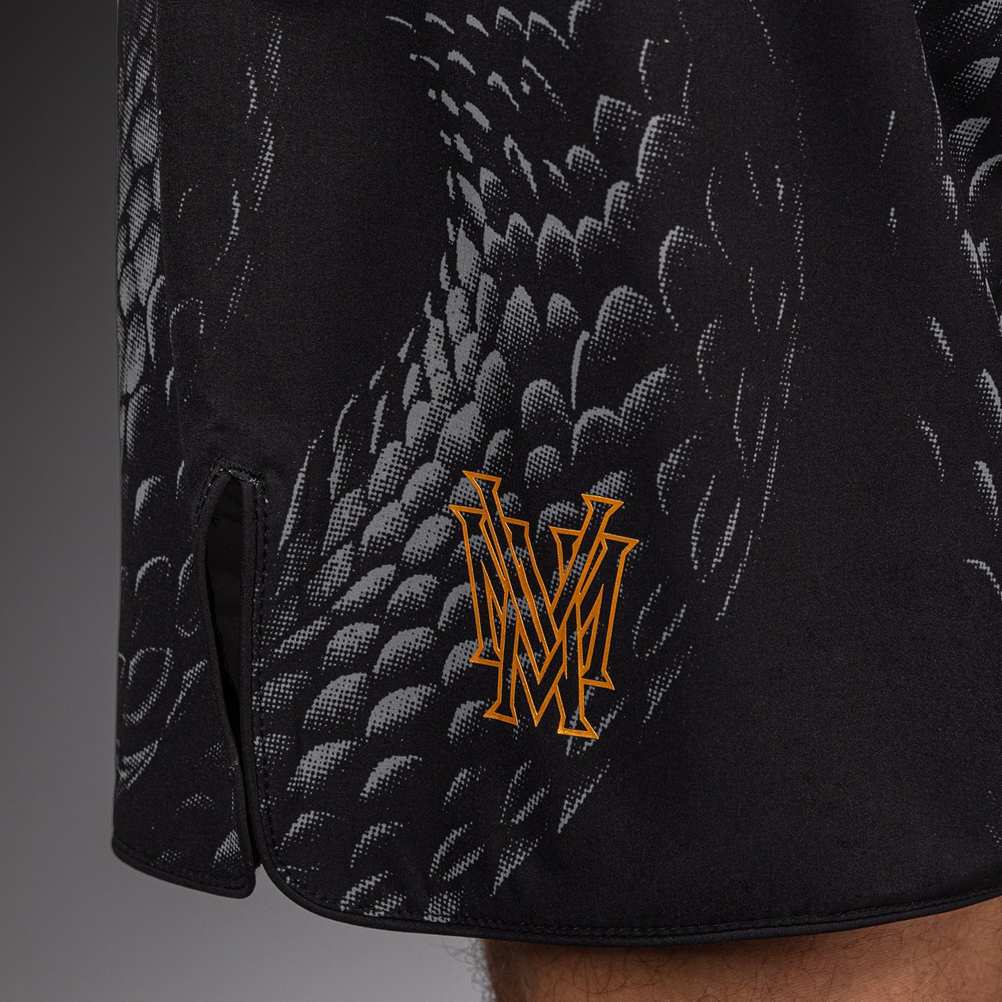 Venum Matupa Fightshorts - Zwart/Grijs/Goud