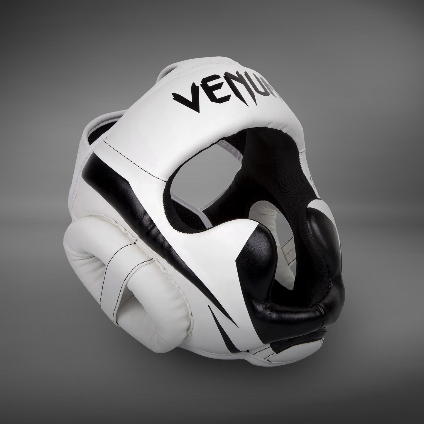 Venum Elite hoofdbeschermer – Wit/Zwart