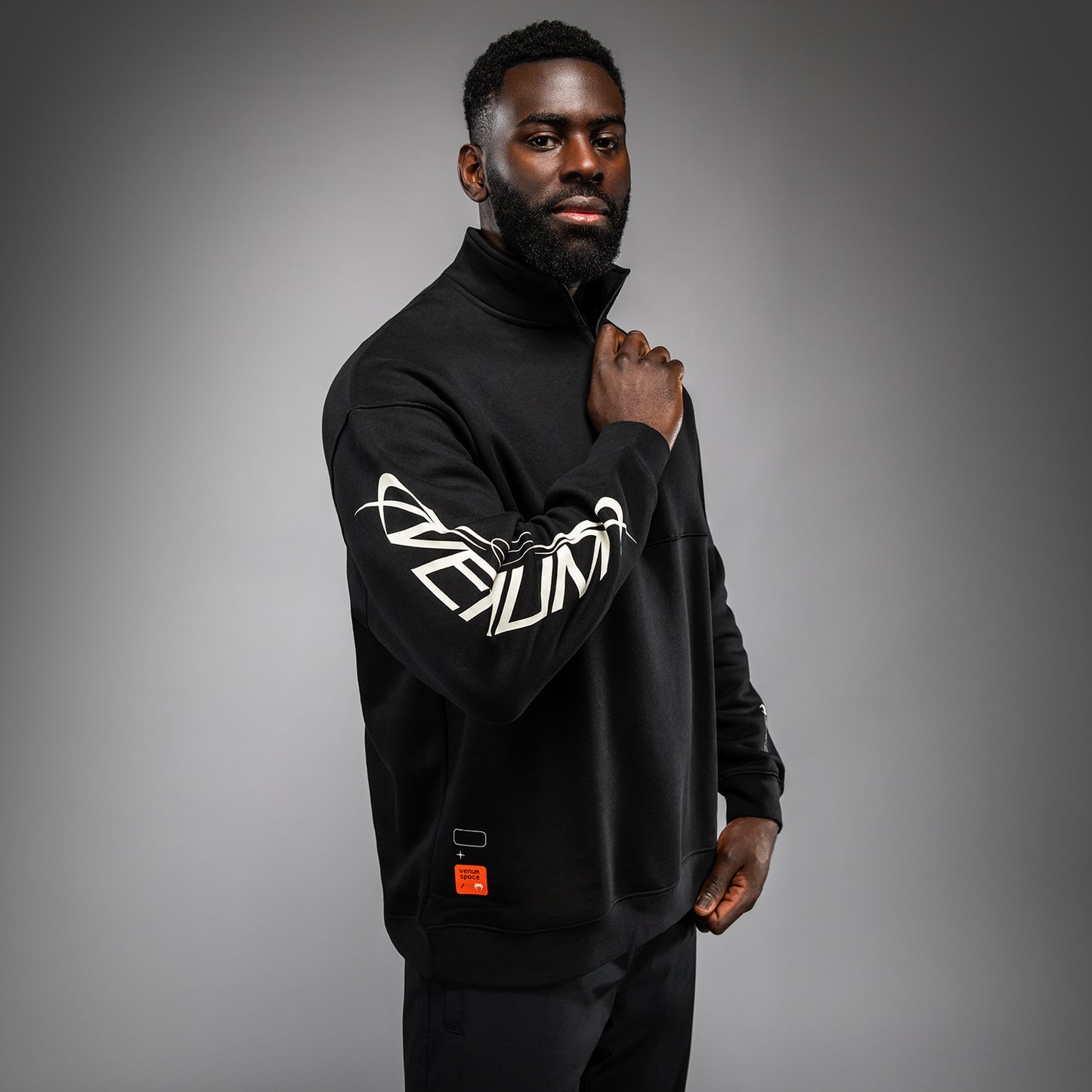 Venum Eclipse Half-zip Sweatshirt – Zwart/Ivoor