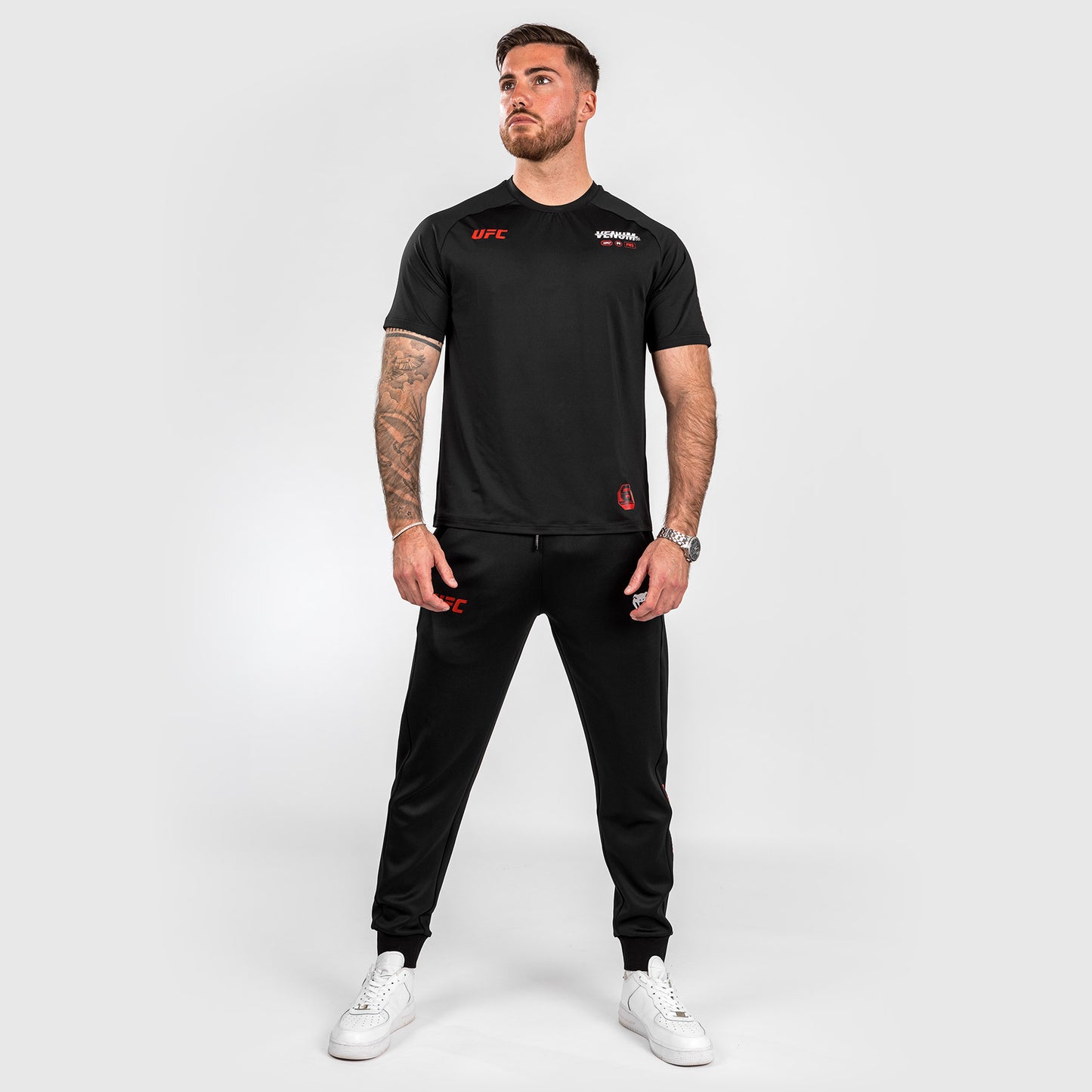 UFC Adrenaline by Venum Fight Week Heren-T-shirt Dry-tech - Zwart