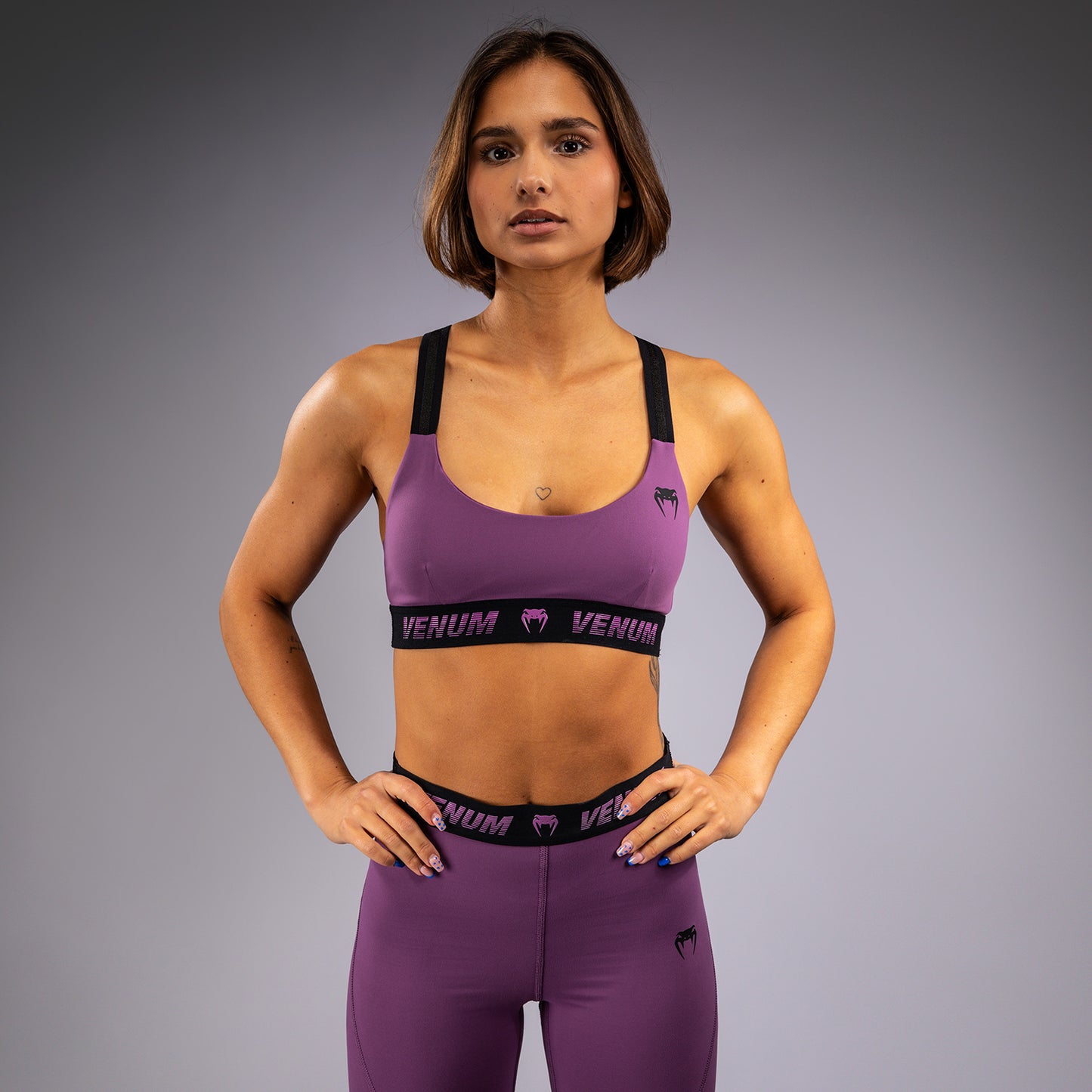 Venum Elevate sportbeha voor Dames - Dusky Orchid