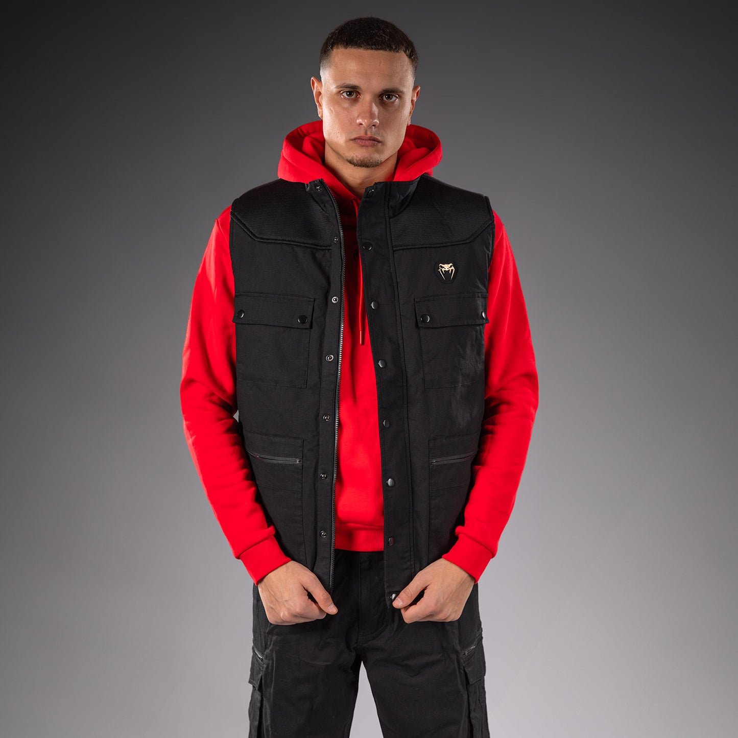 Venum Altitude Mouwloze donsjas – Zwart