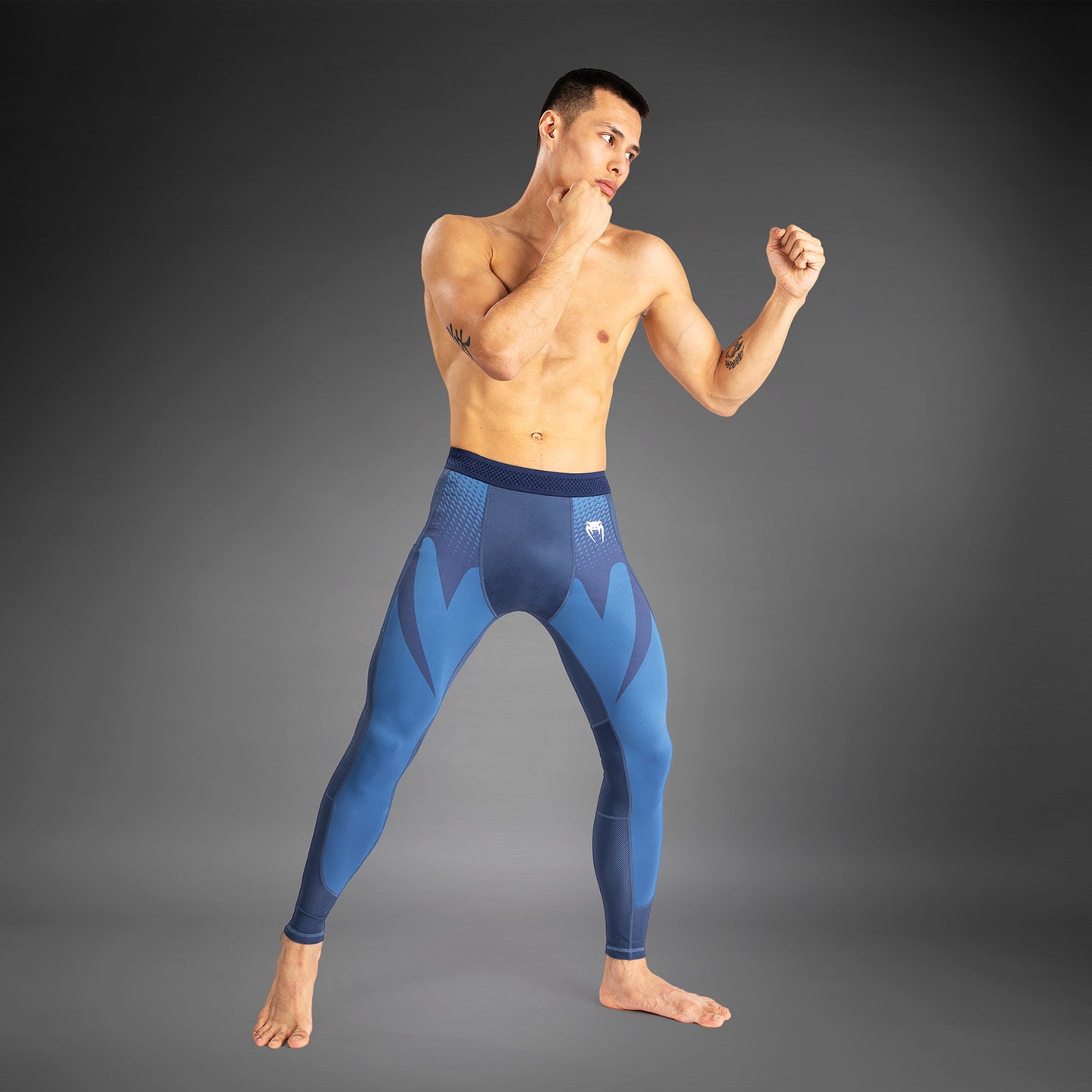 Venum Attack Heren Leggings - Marineblauw