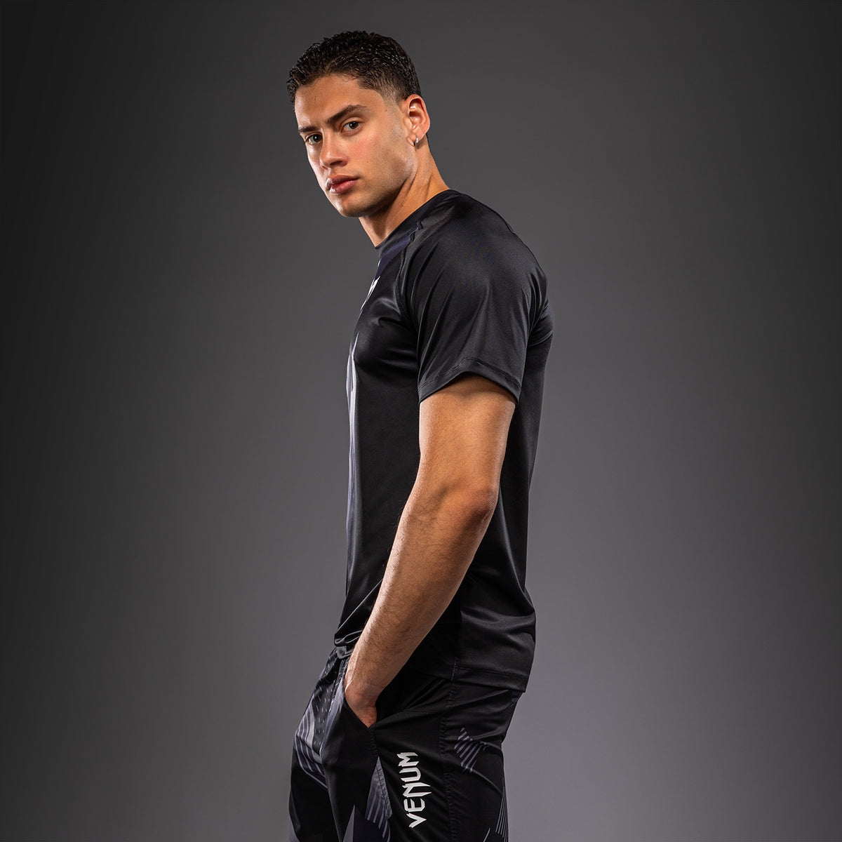 Venum No-Gi 6.0 Dry Tech T-shirt - Zwart/Wit
