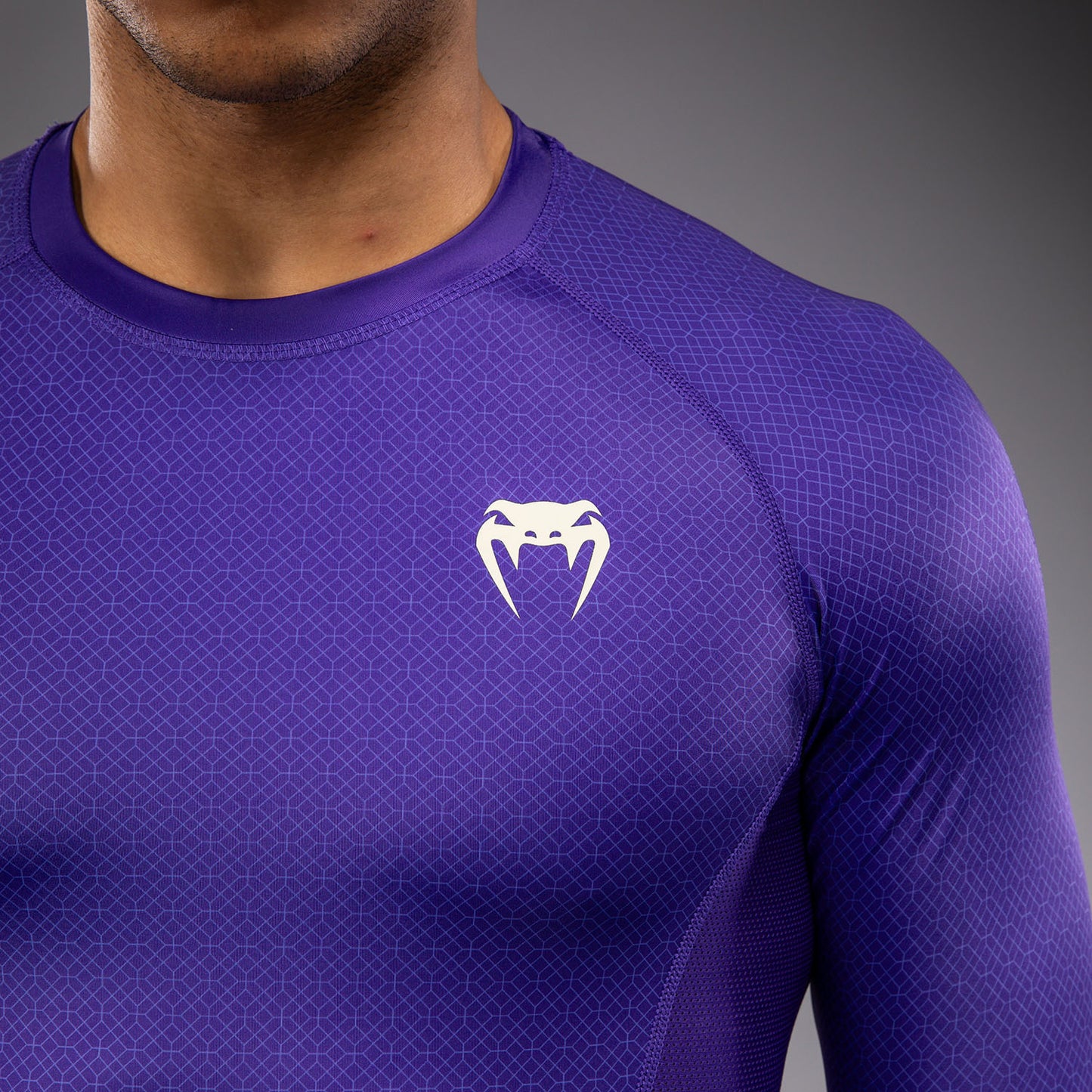 Venum x Roger Gracie Academy Rashguard met Lange Mouwen - Paars