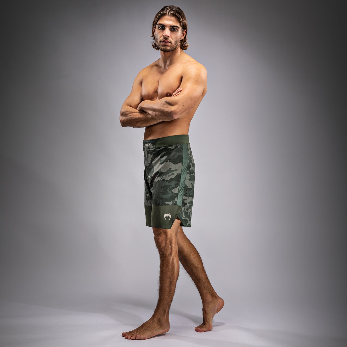 Venum G-Fit Air Fight Shorts Heren - Legergroen