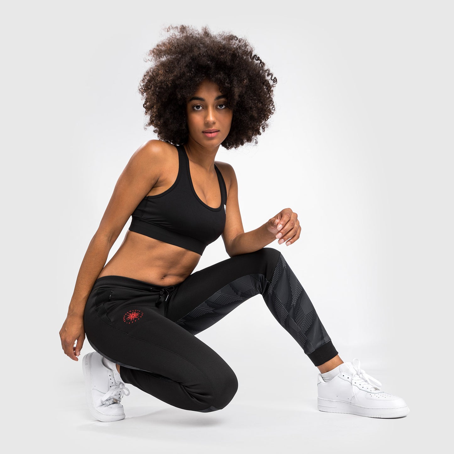 Venum Phantom joggingbroek - Voor vrouwen - zwart/rood