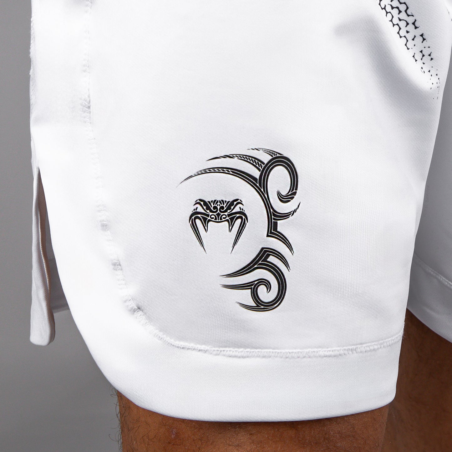 Venum x Mike Tyson Tiger Boksshorts - Optisch Wit/Diep Zwart