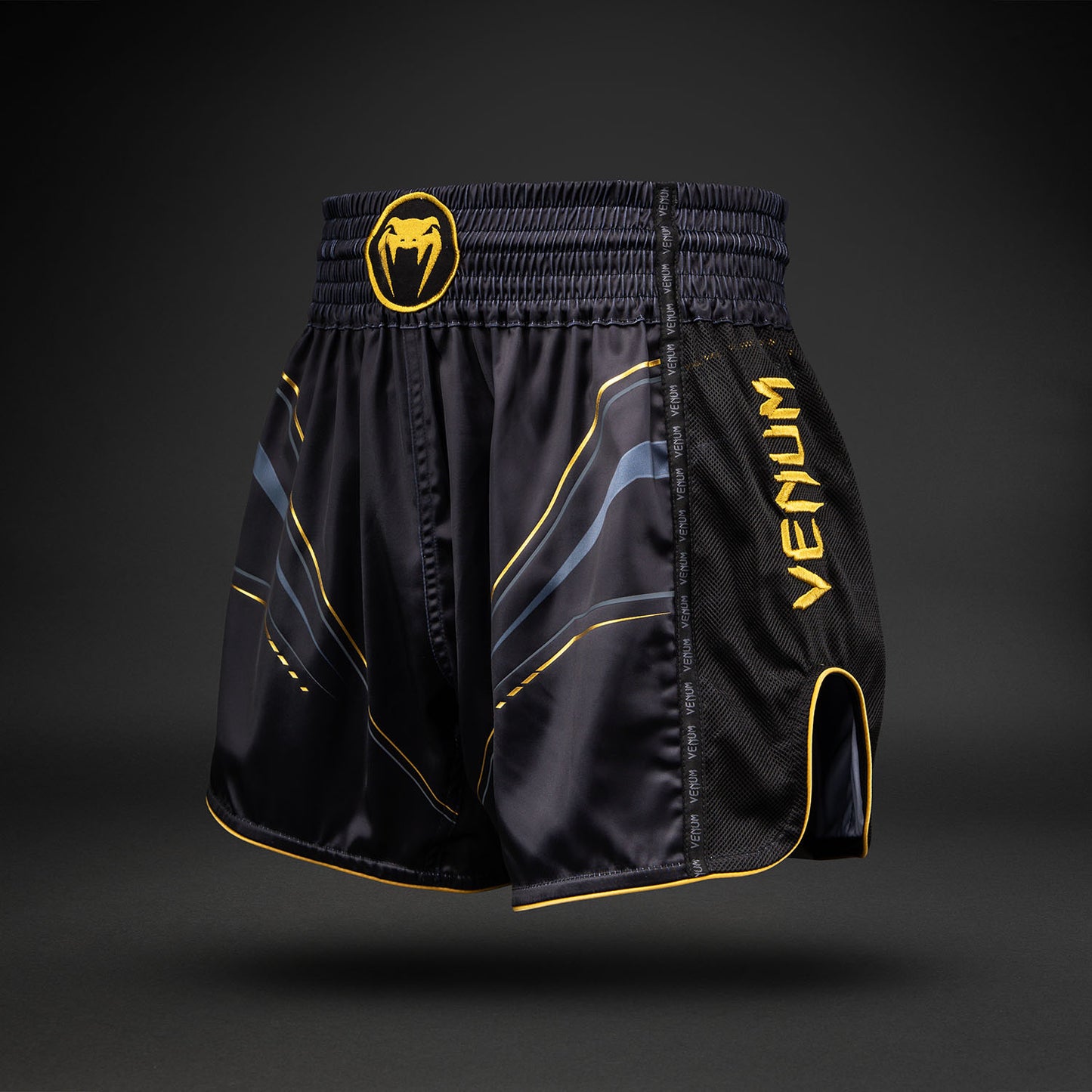 Venum Streamline Muay Thai Shorts – Zwart/Goud