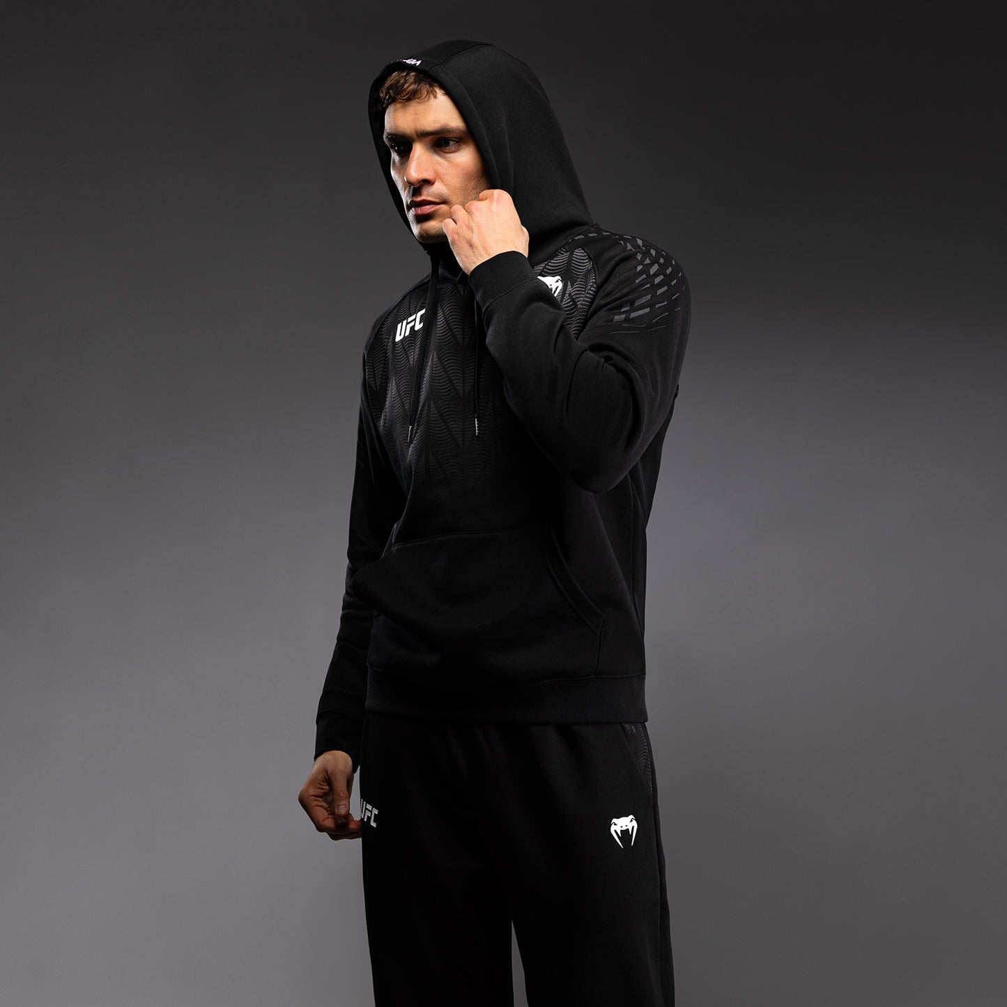 UFC Zenith by Venum Replica Zip Hoodie Heren - Zwart