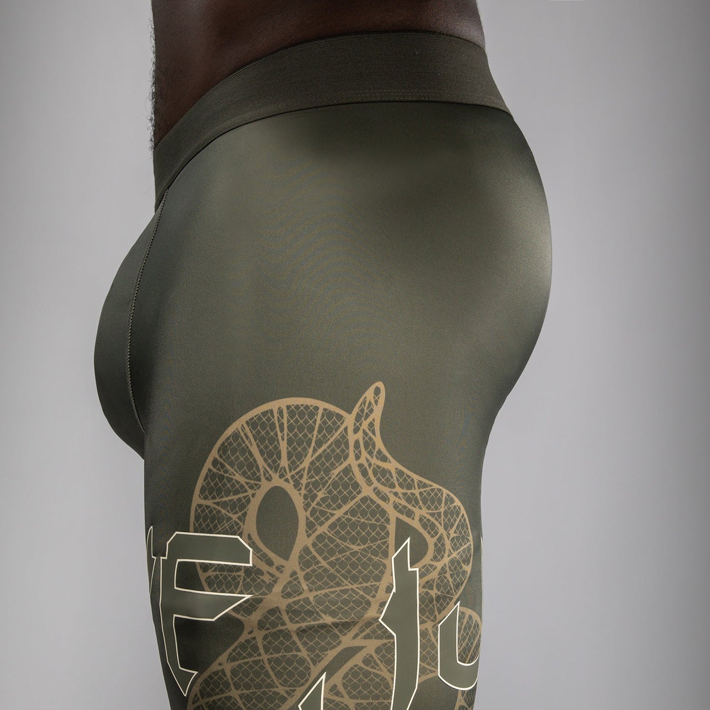 Venum Serpenti Spats – Khaki/Bronze/Ivoor