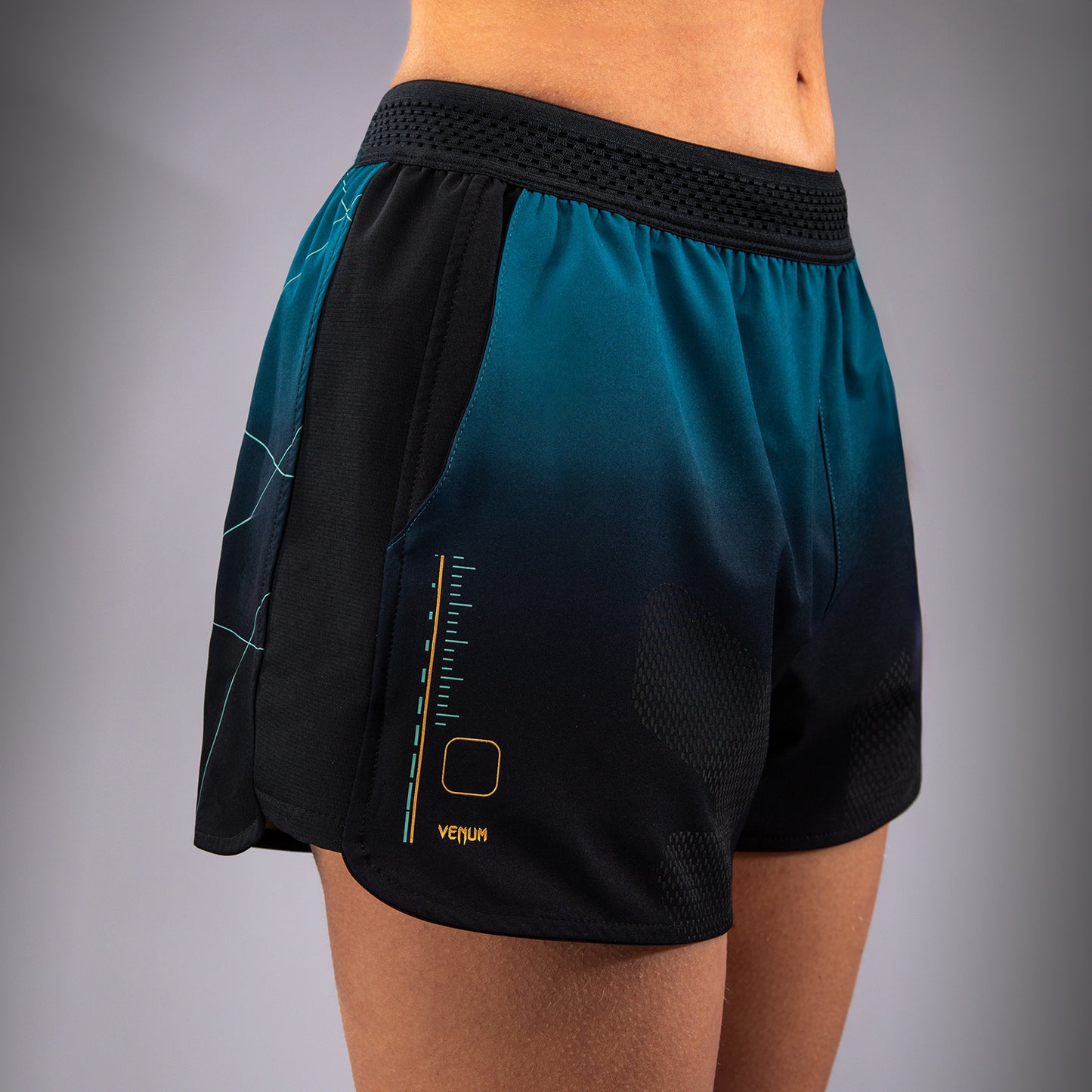 Venum Tactical XT Trainingsshort voor dames - Zwart/Bosgroen