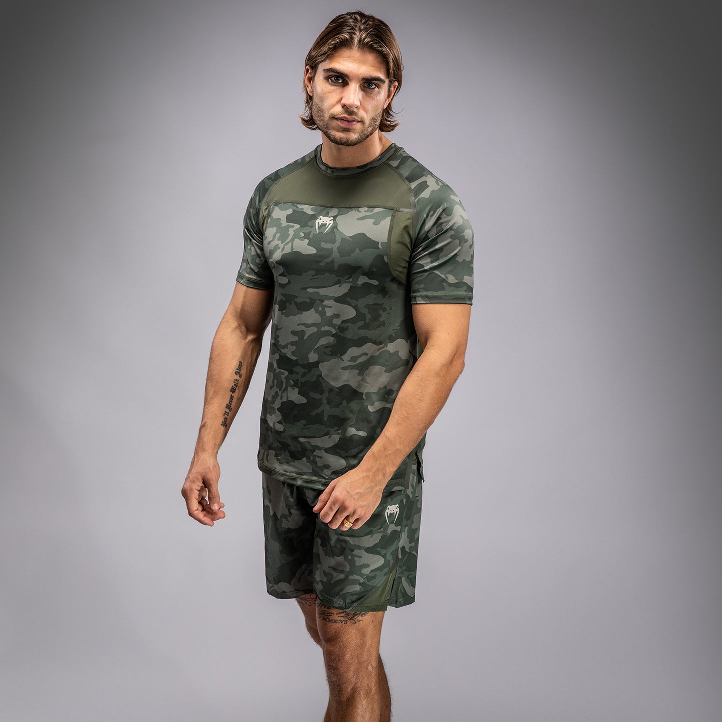 Venum G-Fit Air T-Shirt Heren Dry-Tech - Legergroen