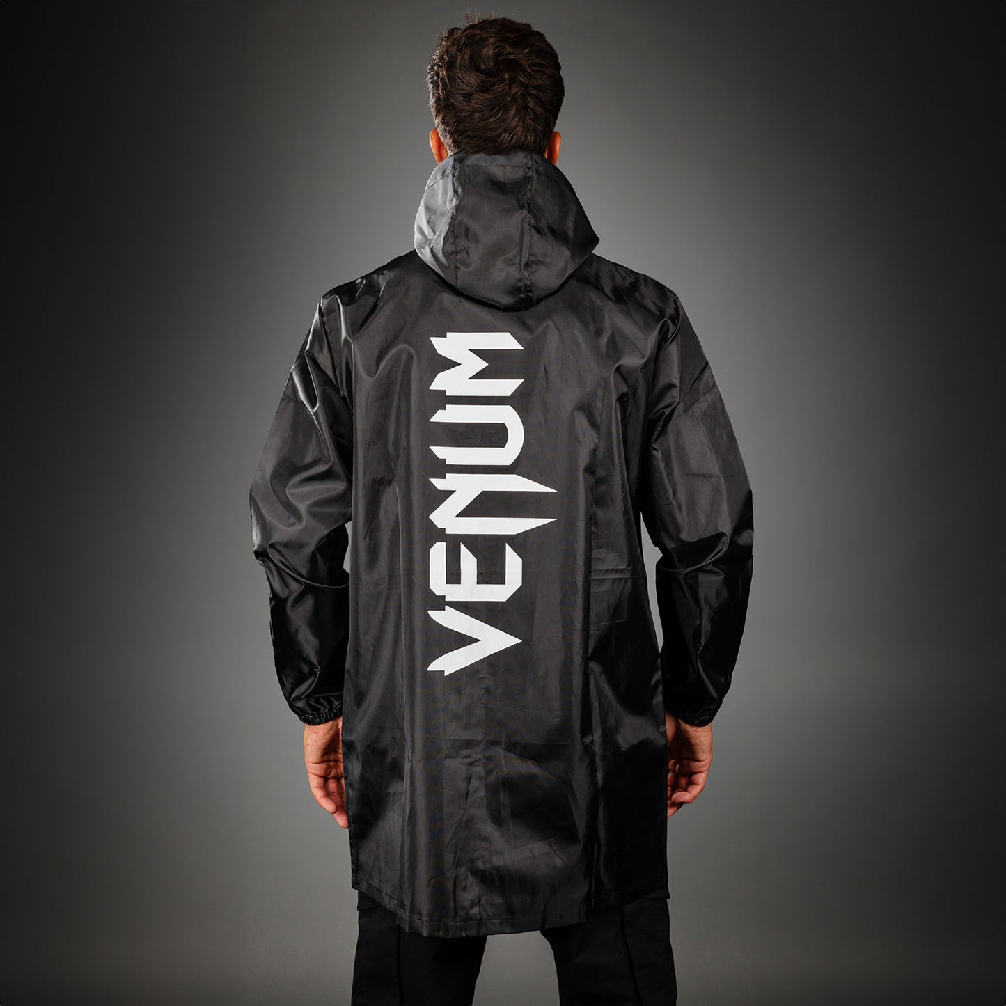Venum MX Basics Lange regenjas - Zwart/Wit