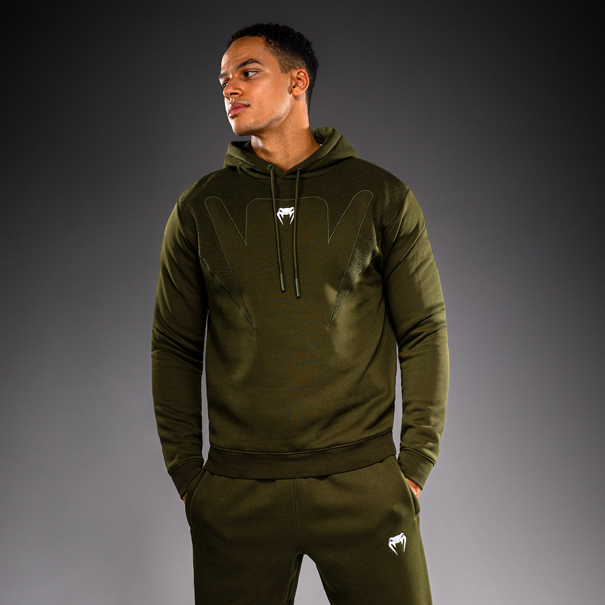 Venum Attack Fleece & Weave Hoodie - Kaki