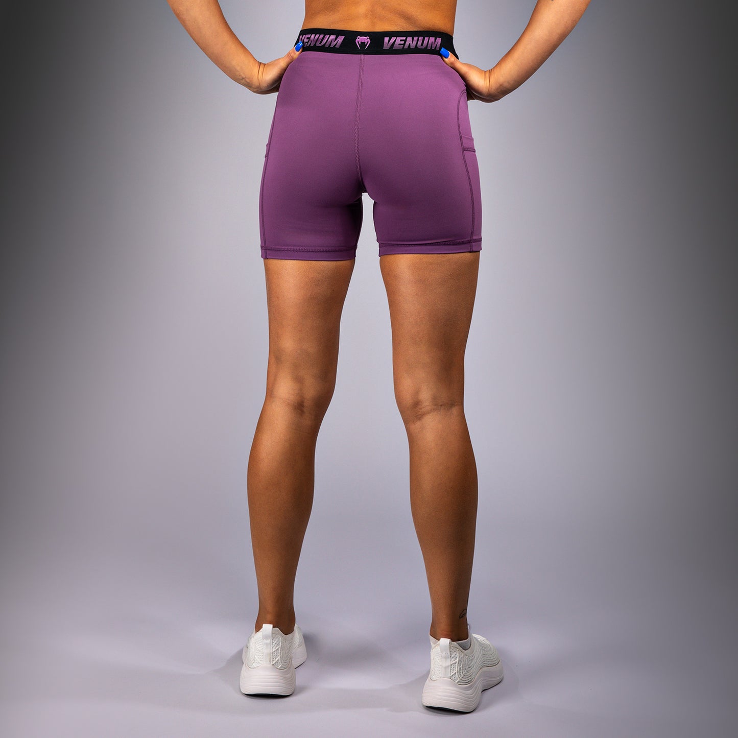 Venum Elevate Dames Lange Vale Tudo Short - Dusky Orchid