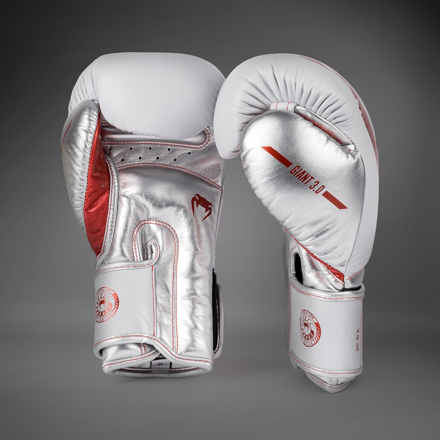 Venum Giant 3.0 Bokshandschoenen - Rood/Zilver - Speciale Editie