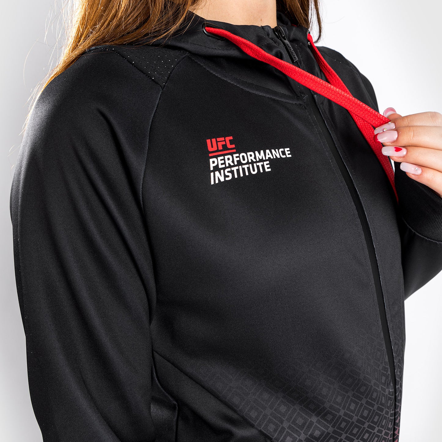 Venum UFC Performance Institute Sweatshirt Met Capuchon - Voor Dames - Zwart/Rood