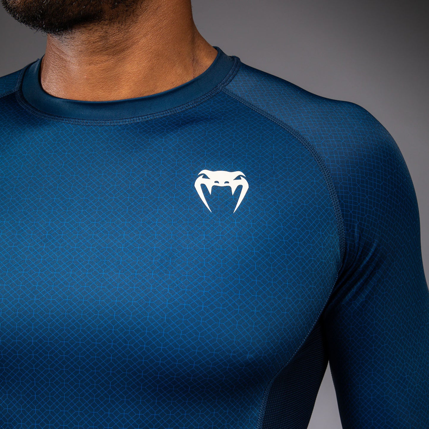 Venum x Roger Gracie Academy Rashguard met Lange Mouwen - Blauw