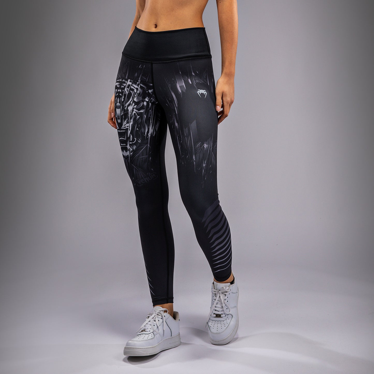 Venum Tiger Leggings Dames - Zwart / Zilver