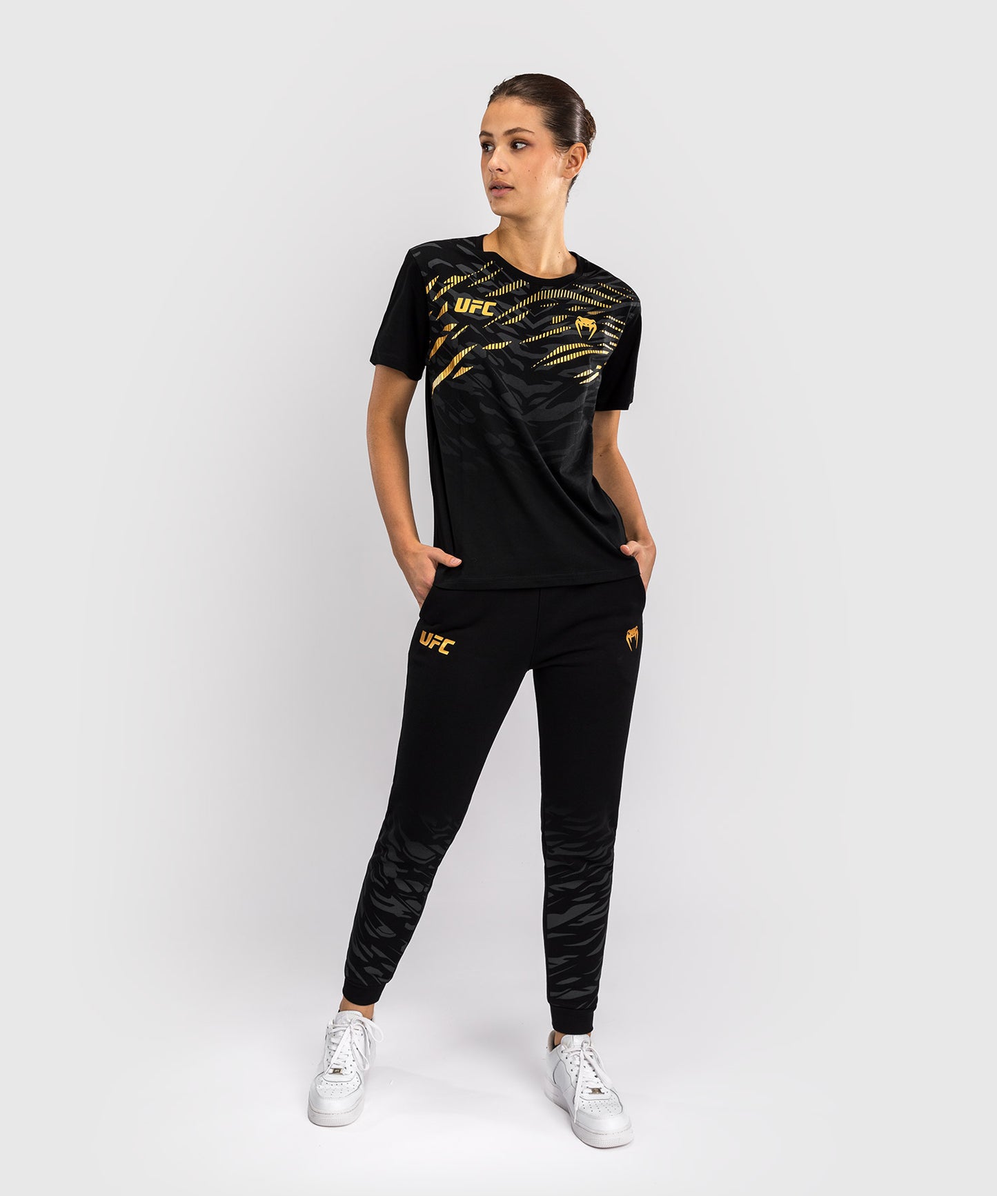 UFC Fusion by Venum Replica Korte Mouwen T-shirt voor Dames - Champion