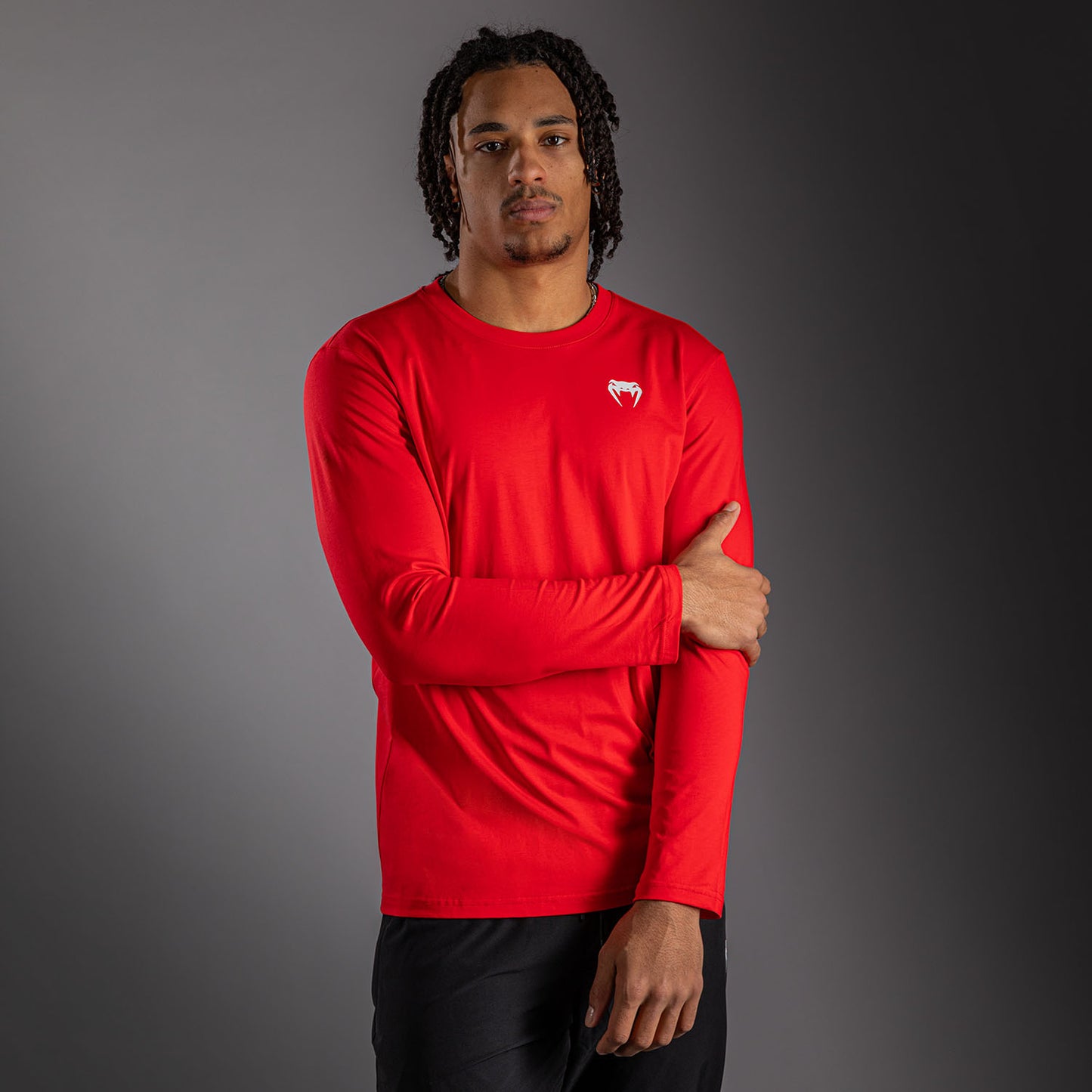 Venum Lineup T-shirt met lange mouwen - Rood/Wit