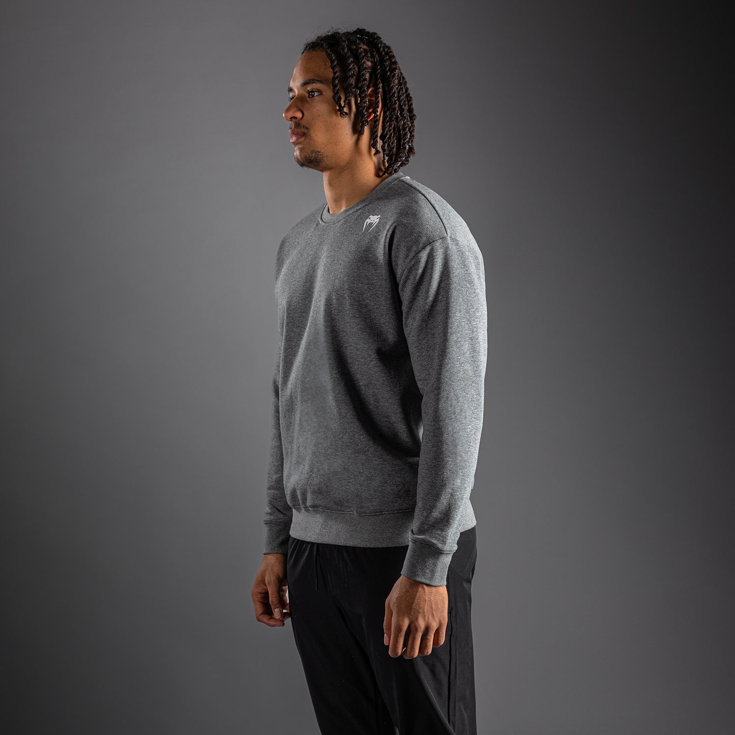 Venum Lineup Fleece Crew - Grijs/Wit