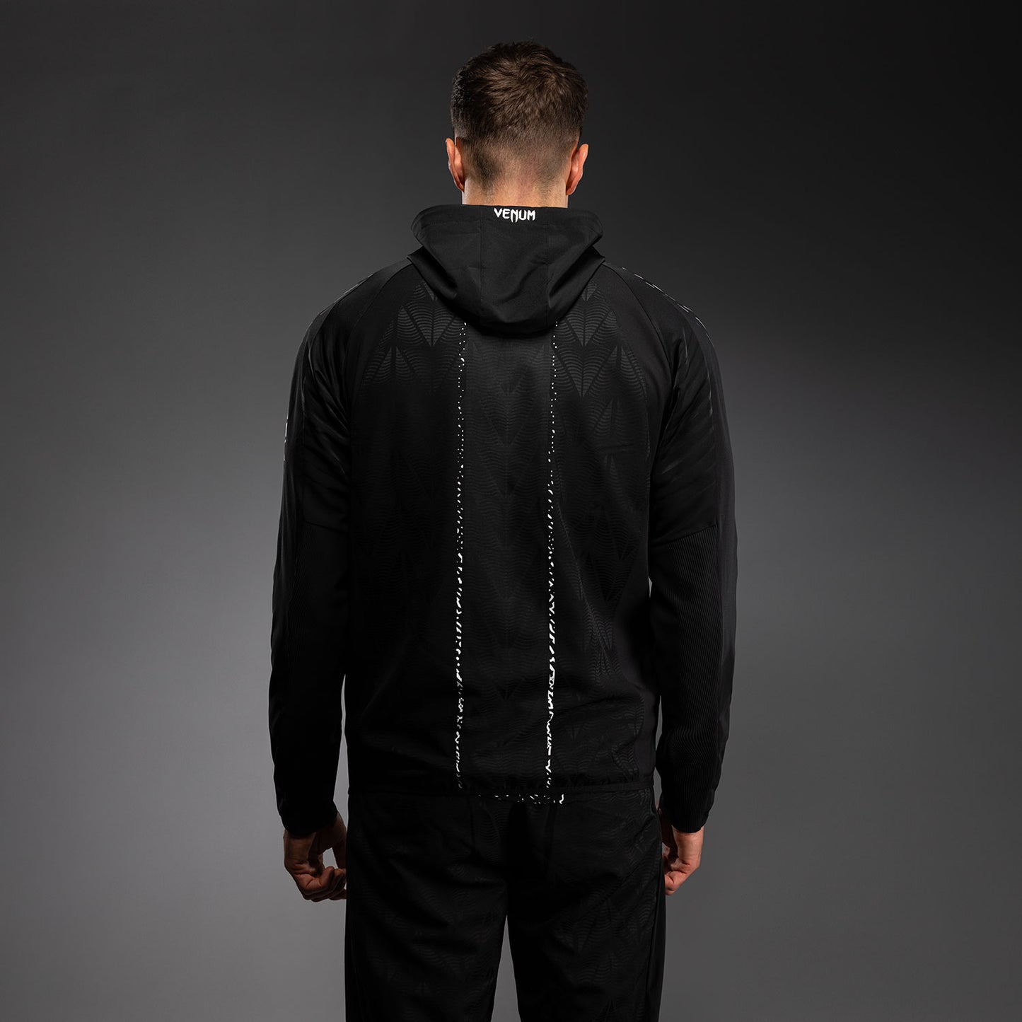 UFC Zenith by Venum Authentic Fight Night Walkout Hoodie Heren Personalized - Zwart