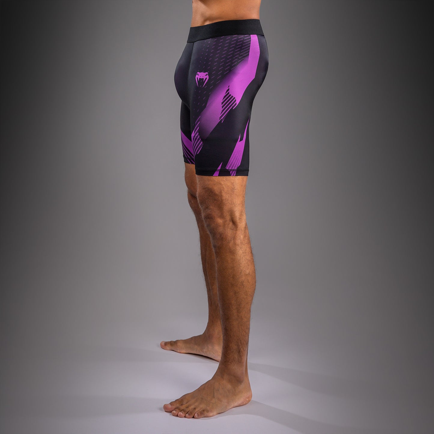 Venum No-Gi 6.0 Compressieshort - Zwart/Purper