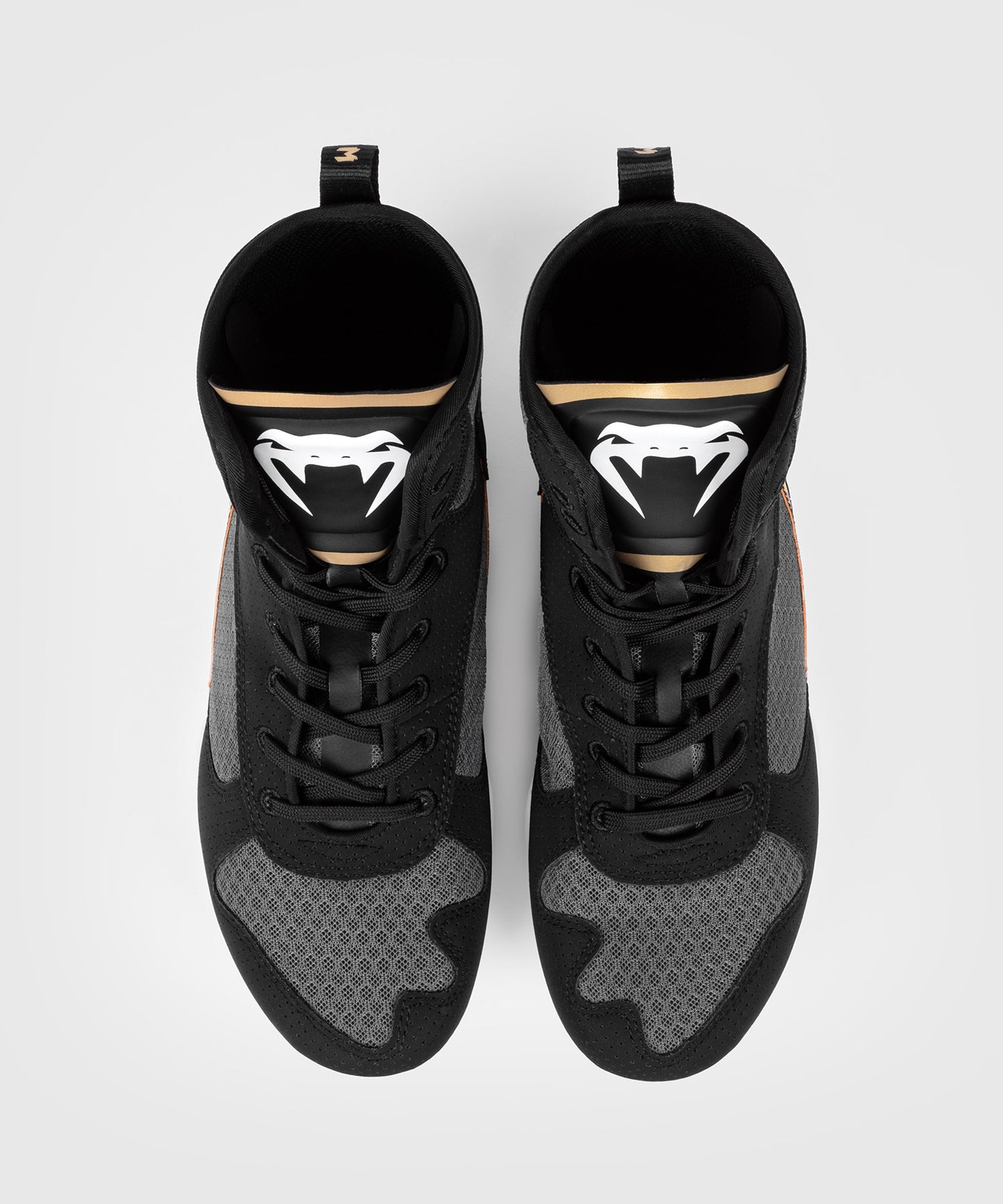 Venum Elite Boksschoenen - Zwart/Wit/Goud