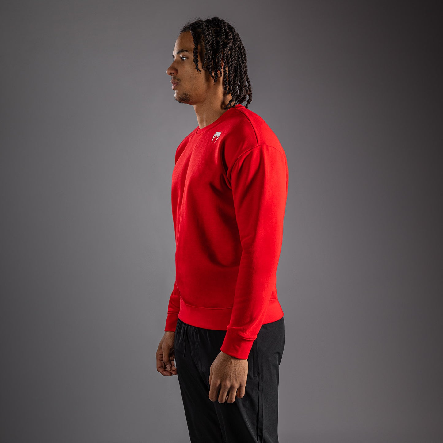 Venum Lineup Fleece Crew - Rood/Wit