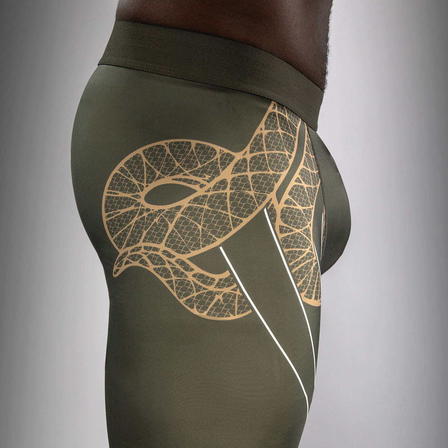 Venum Serpenti Spats – Khaki/Bronze/Ivoor