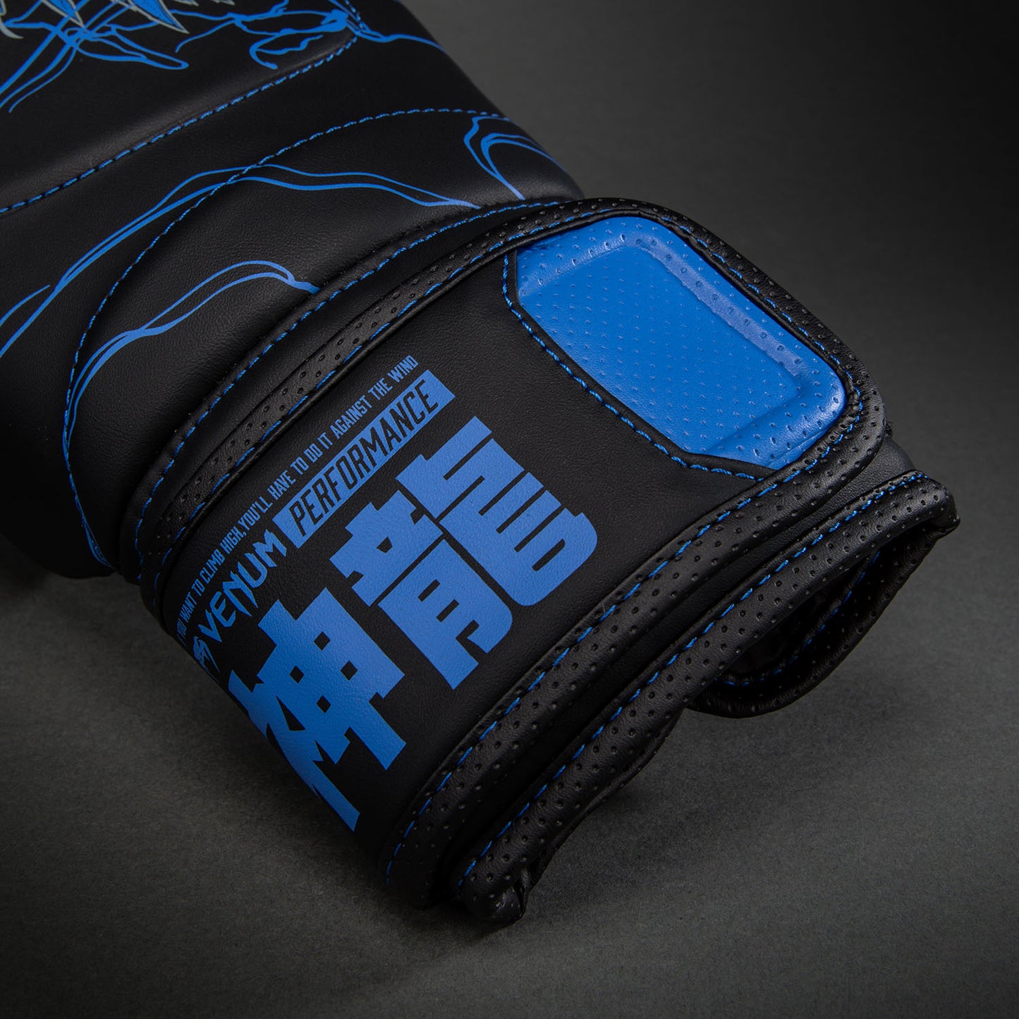 Venum Thunder Dragon Bokshandschoenen – Zwart/Koningsblauw