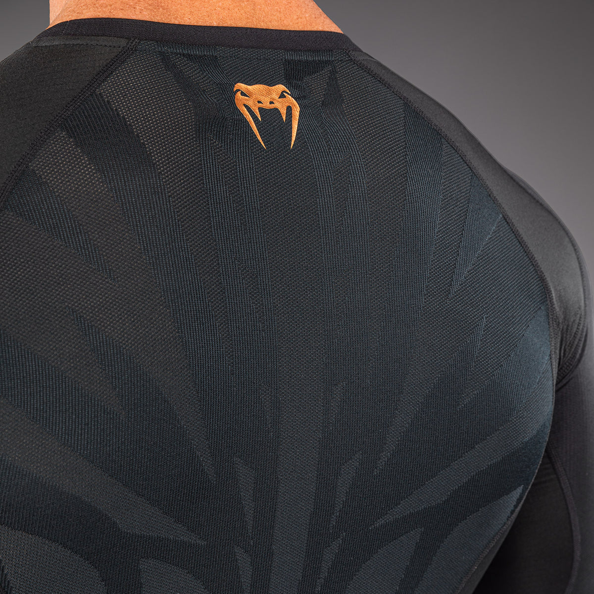 Venum G-Fit Revolution Rashguard met lange mouwen - Zwart/Koper