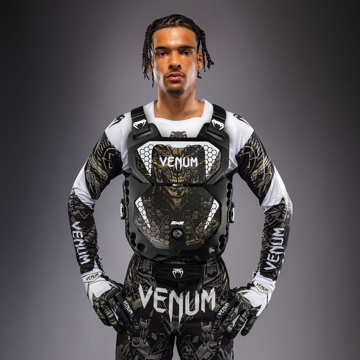 Venum x RXR R-Pro 2 Alien Bodyprotector - Zwart/Zand