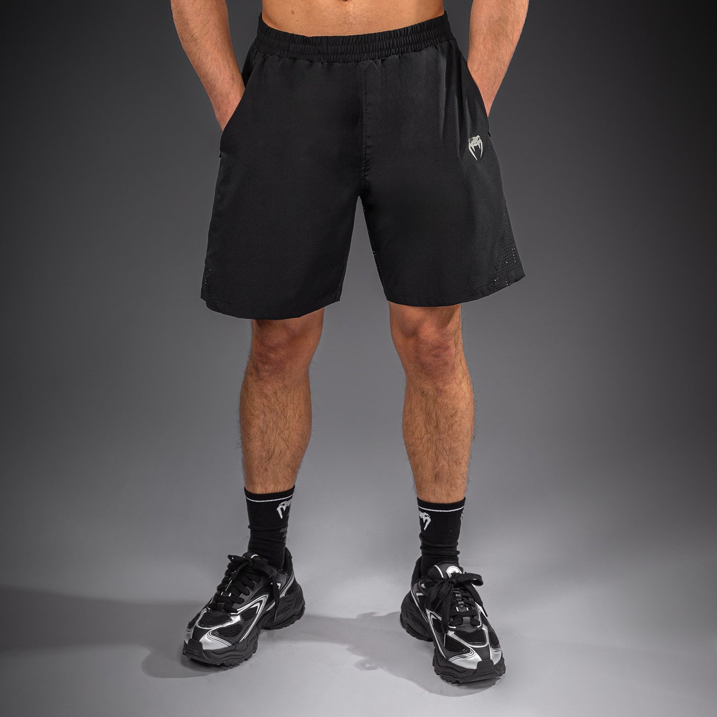 Venum Lazer Trainingsshorts - Zwart/Grijs