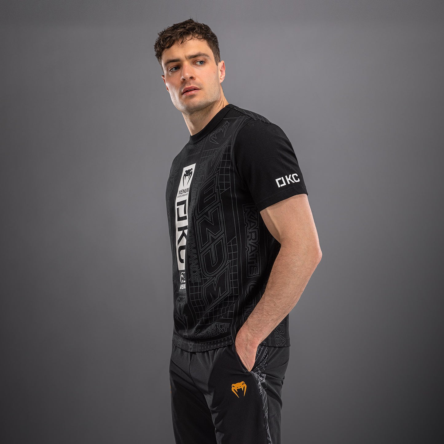 Karate Combat by Venum T-shirt – Zwart/Grijs
