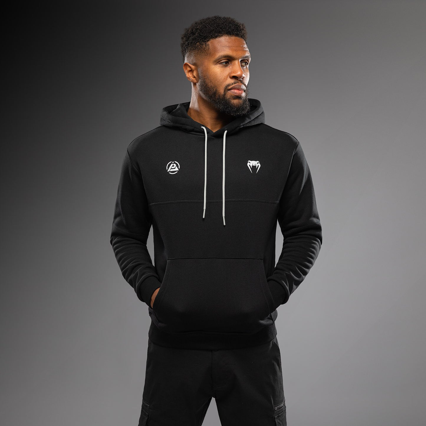 Venum x Polaris Hoodie - Zwart/Storm Grijs