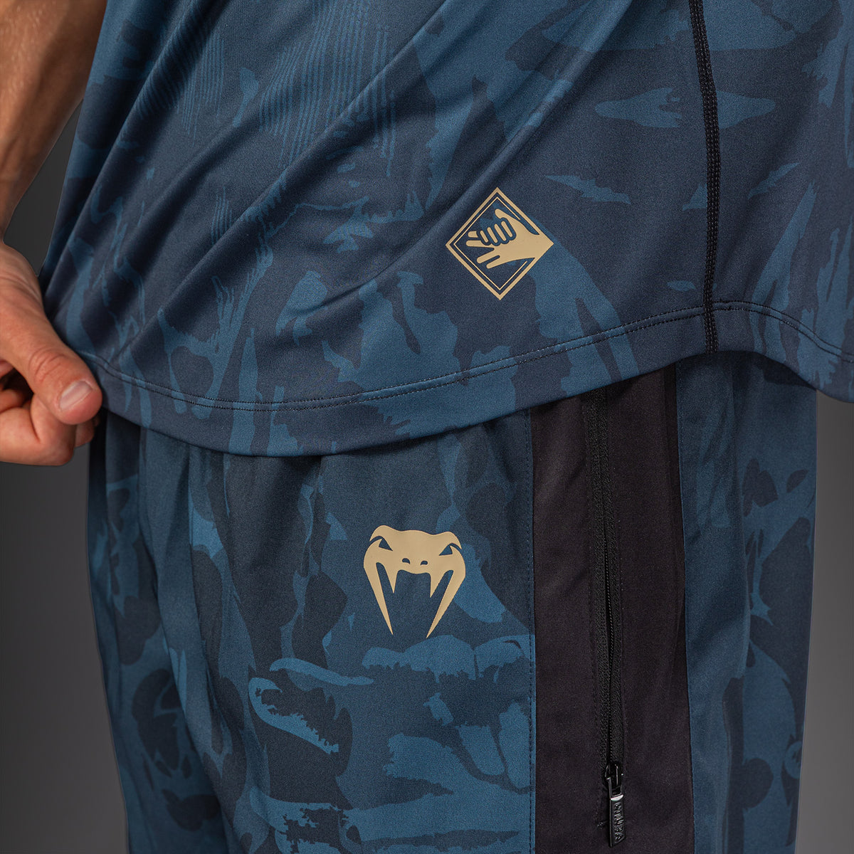 Jujutsu Kaisen x Venum Fushiguro Dry Tech T-shirt – Oceaan Blauw