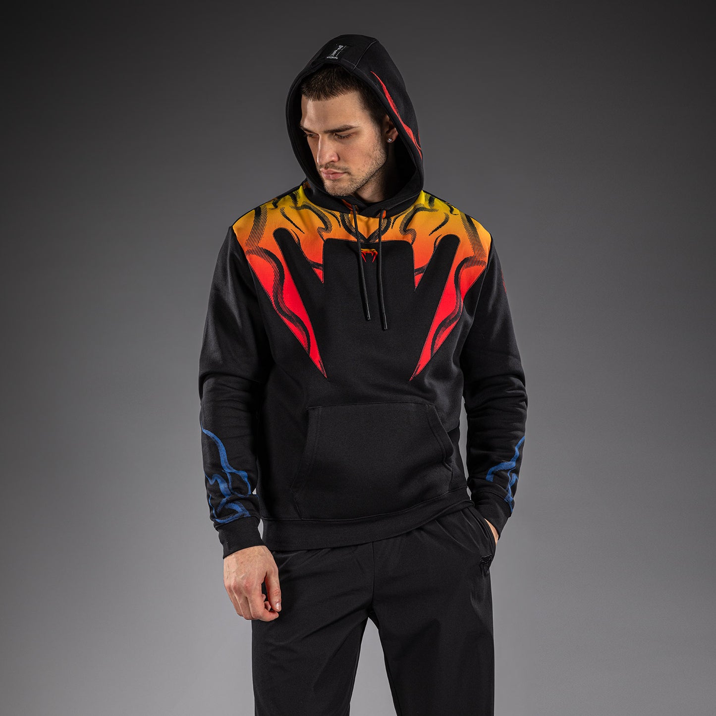 Venum x TEKKEN 8 Hoodie met Rits - Yoshimitsu - Zwart/Oranje