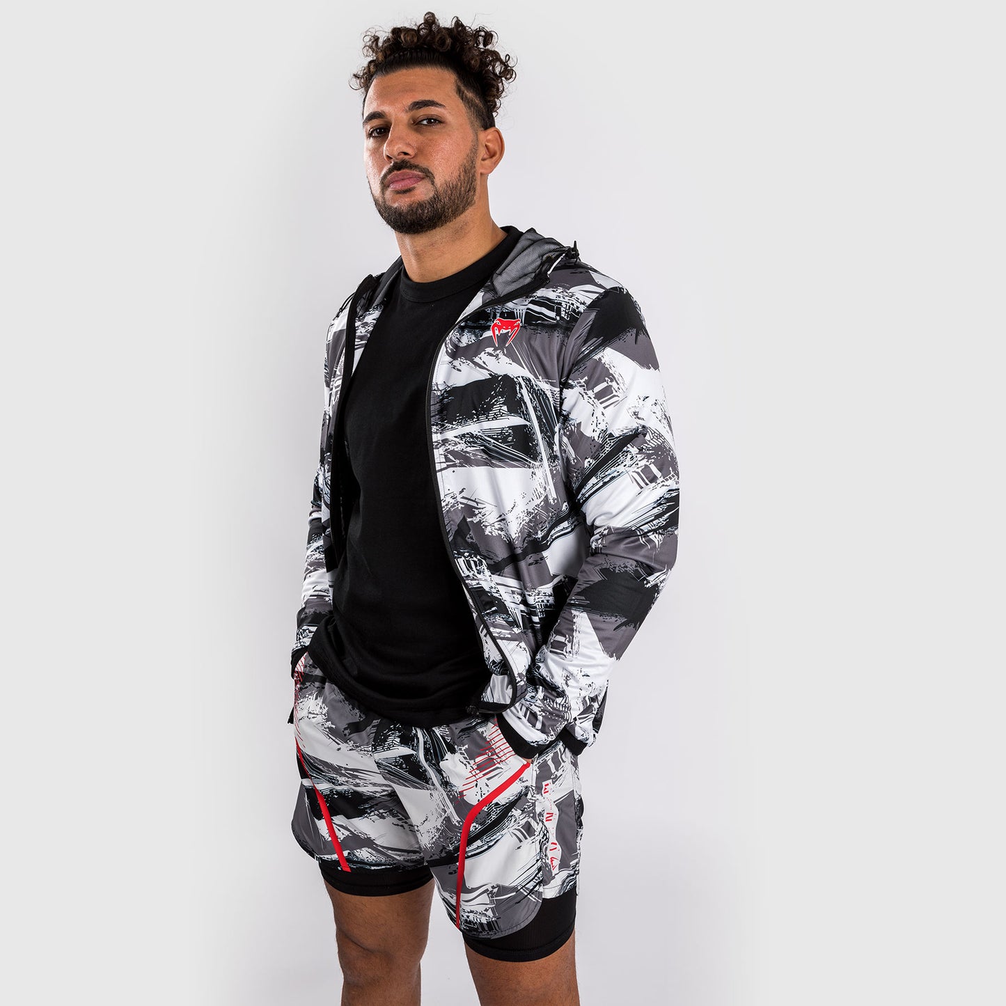 Venum Electron 3.0 Hoodie - Grijs/Rood