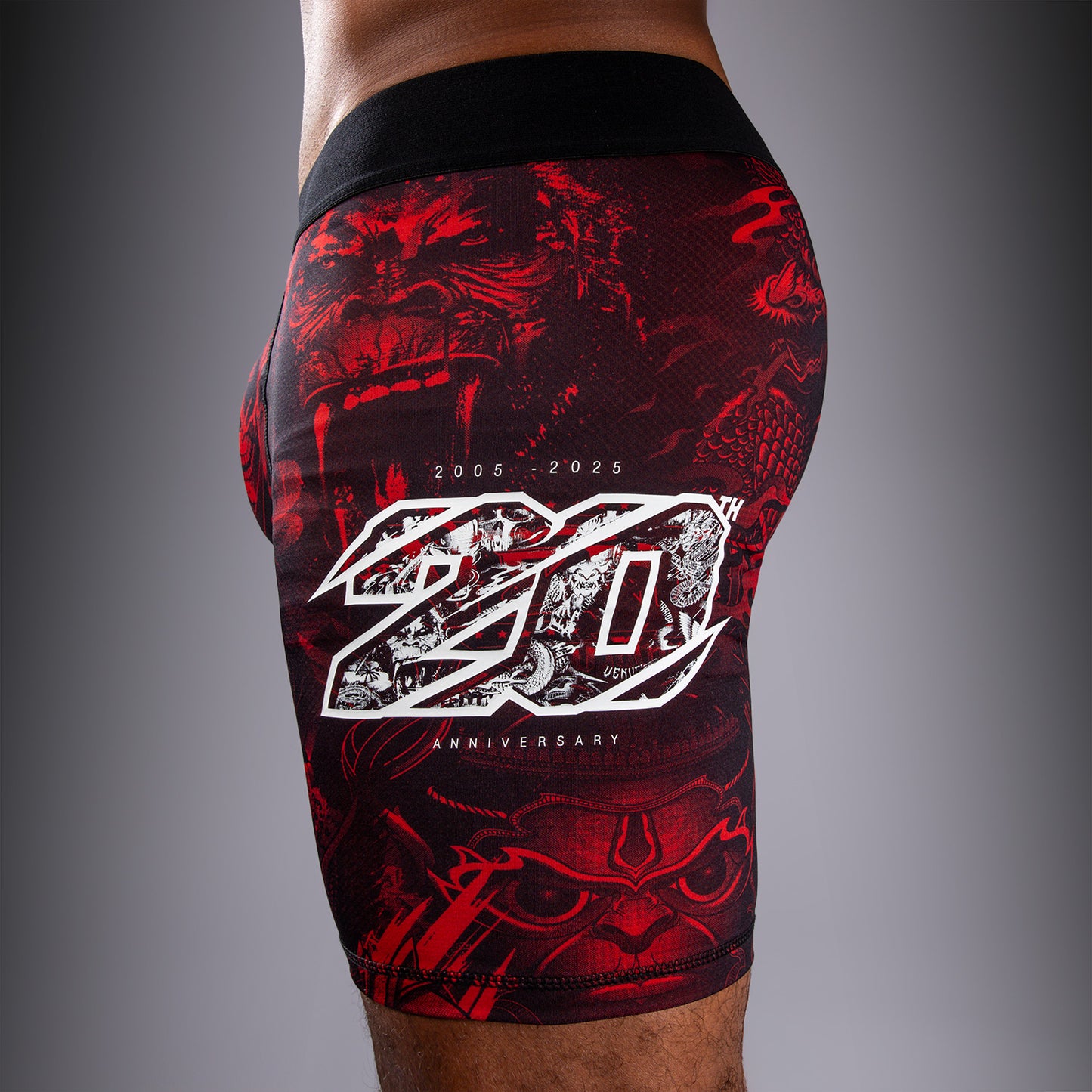 Venum 20th Anniversary Compressieshort - Zwart/Rood