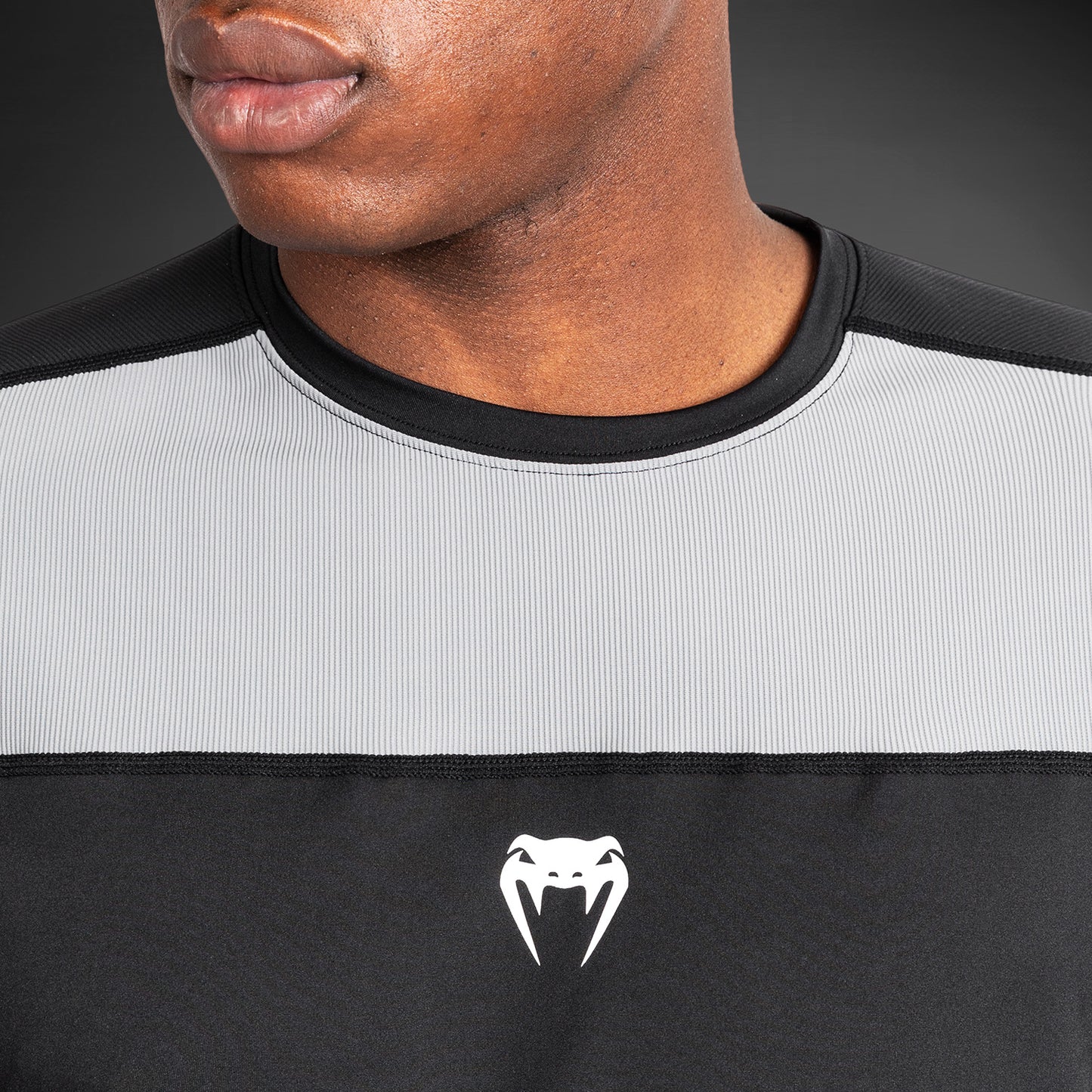 Venum Tempest Heren Dry-Tech T-Shirt - Zwart/Grijs