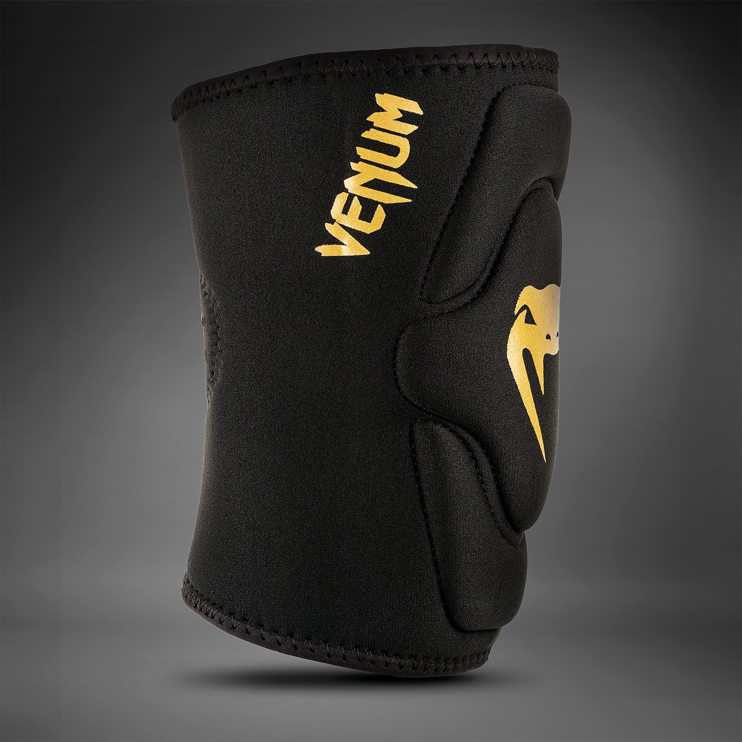 Venum Kontact Lycra/Gel Knee Pads - zwart/goud