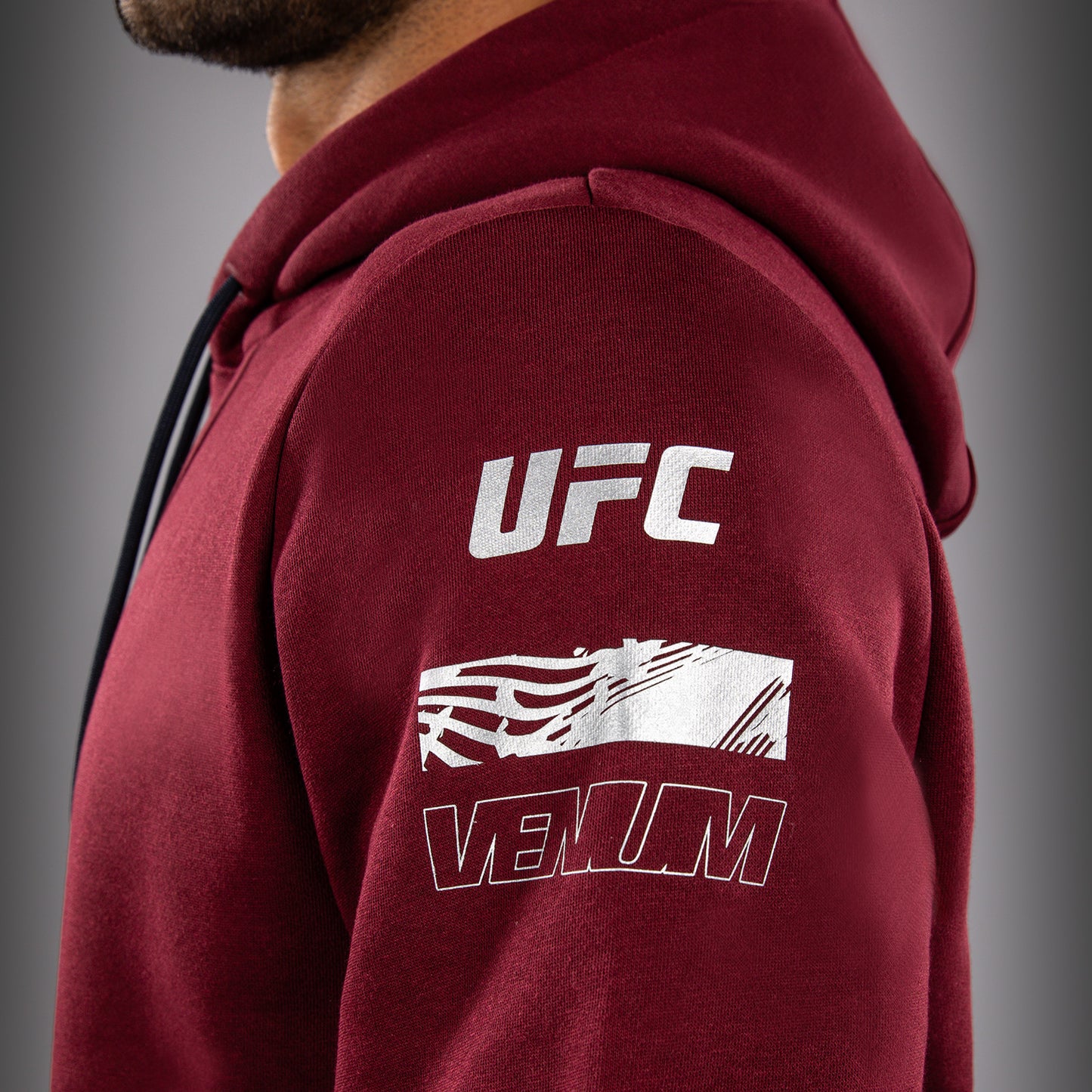 UFC Zenith by Venum Authentic Fight Week Pullover Hoodie Heren - Bourgondisch rood