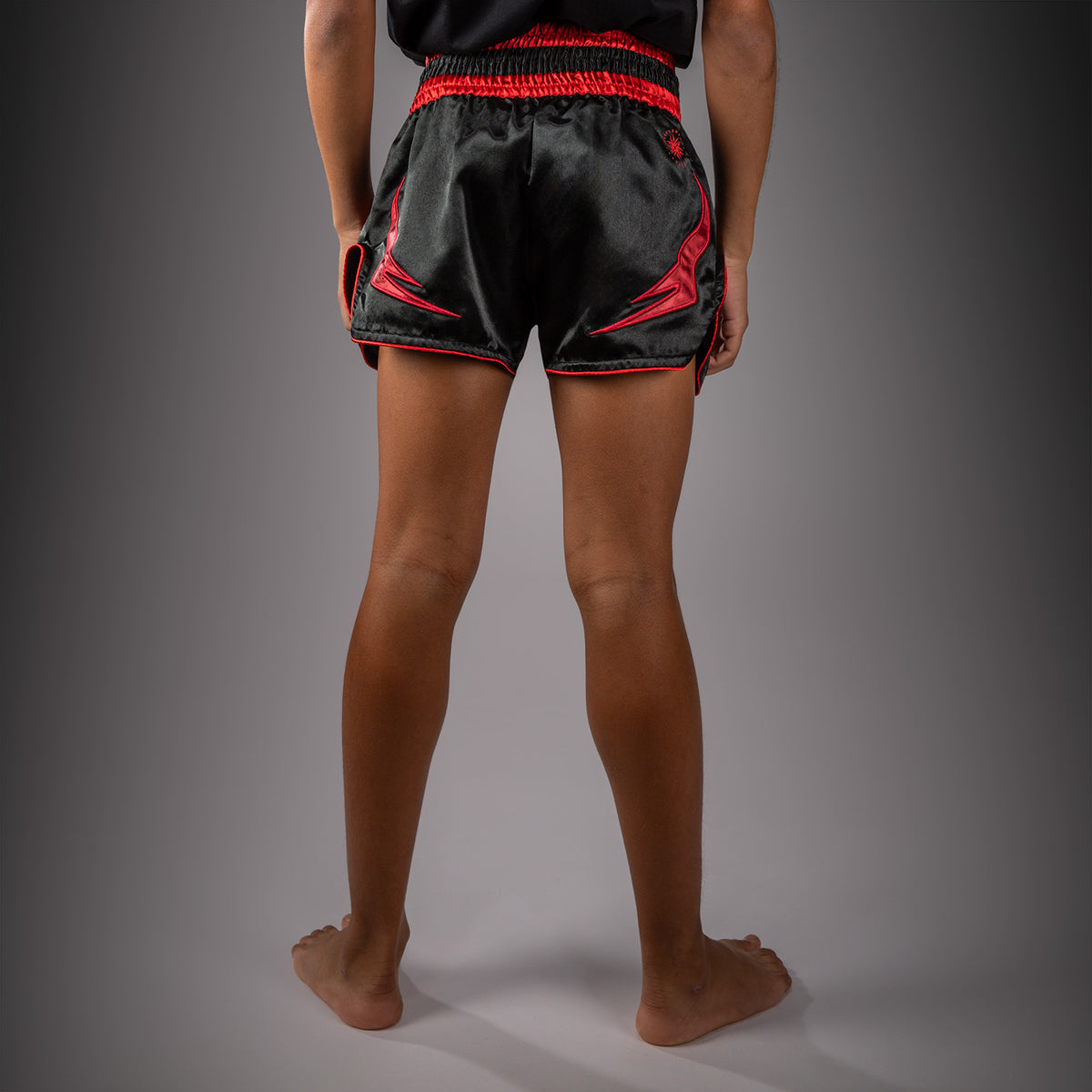 Venum Attack Muay Thai-short voor Kinderen - Zwart/Rood