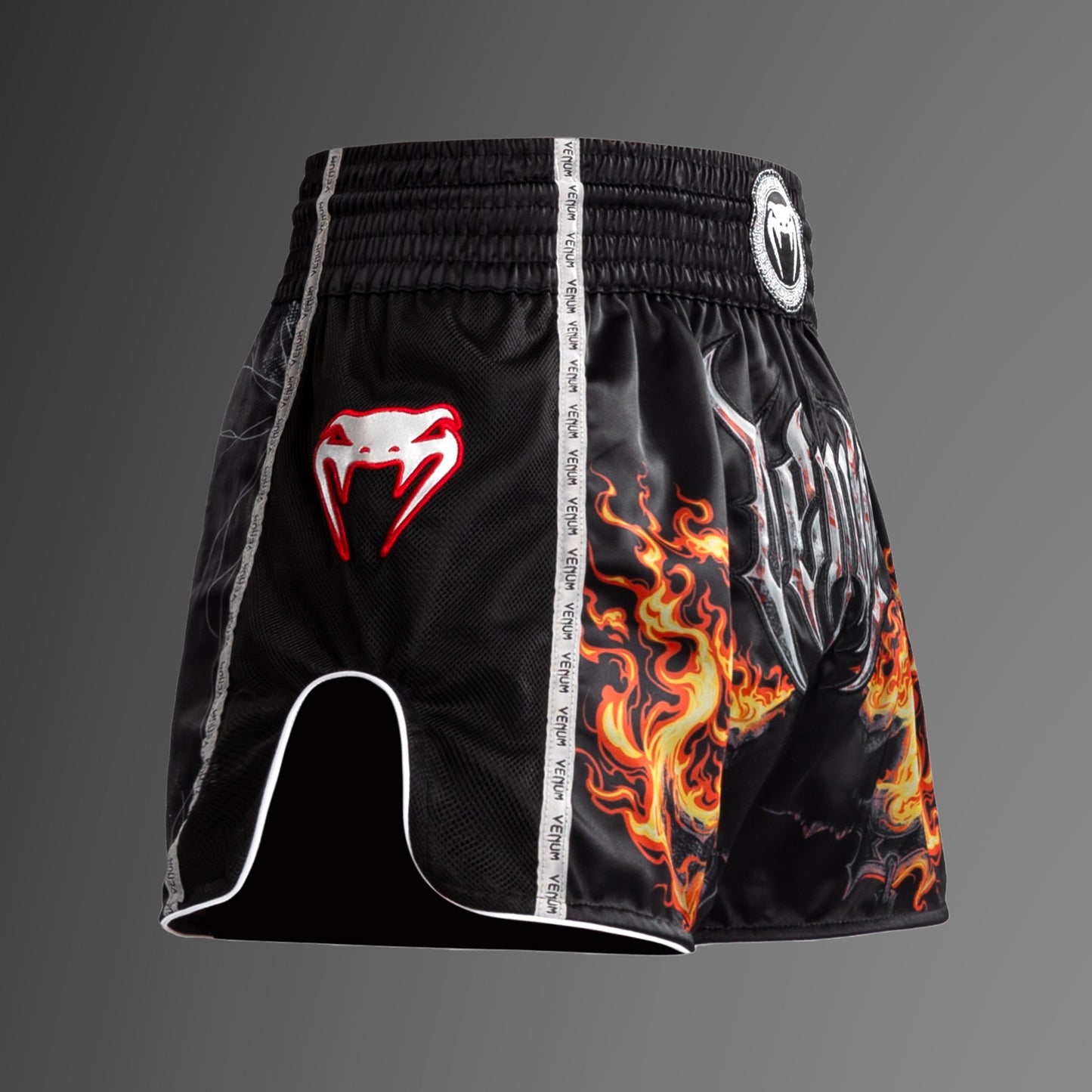 Venum Gladiator 5.0 Muay Thai Shorts - Zwart/Neon Oranje